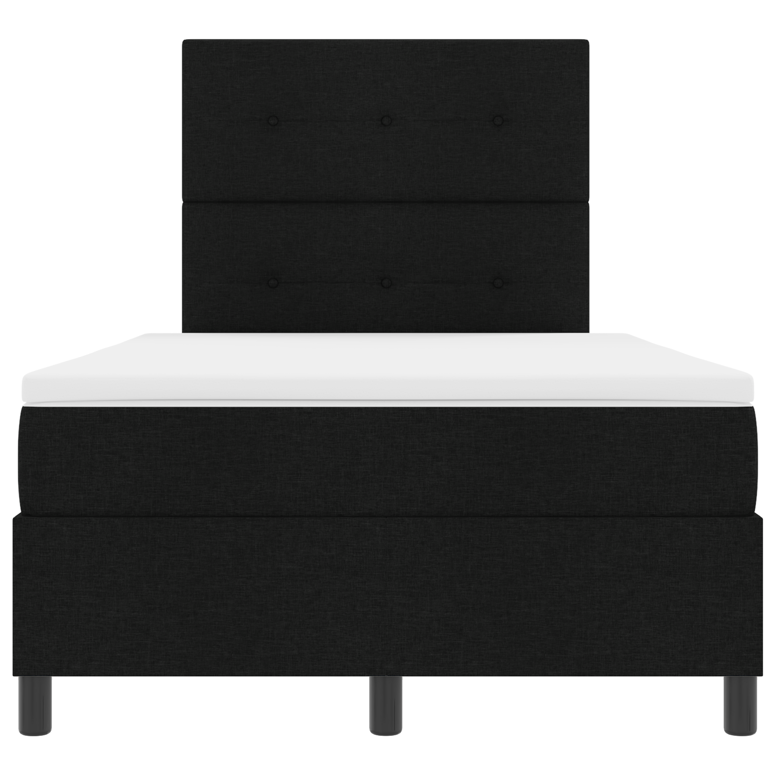 Dėžinis spyruoklinis čiužinys juodas 120x200 cm audinys - Image 8