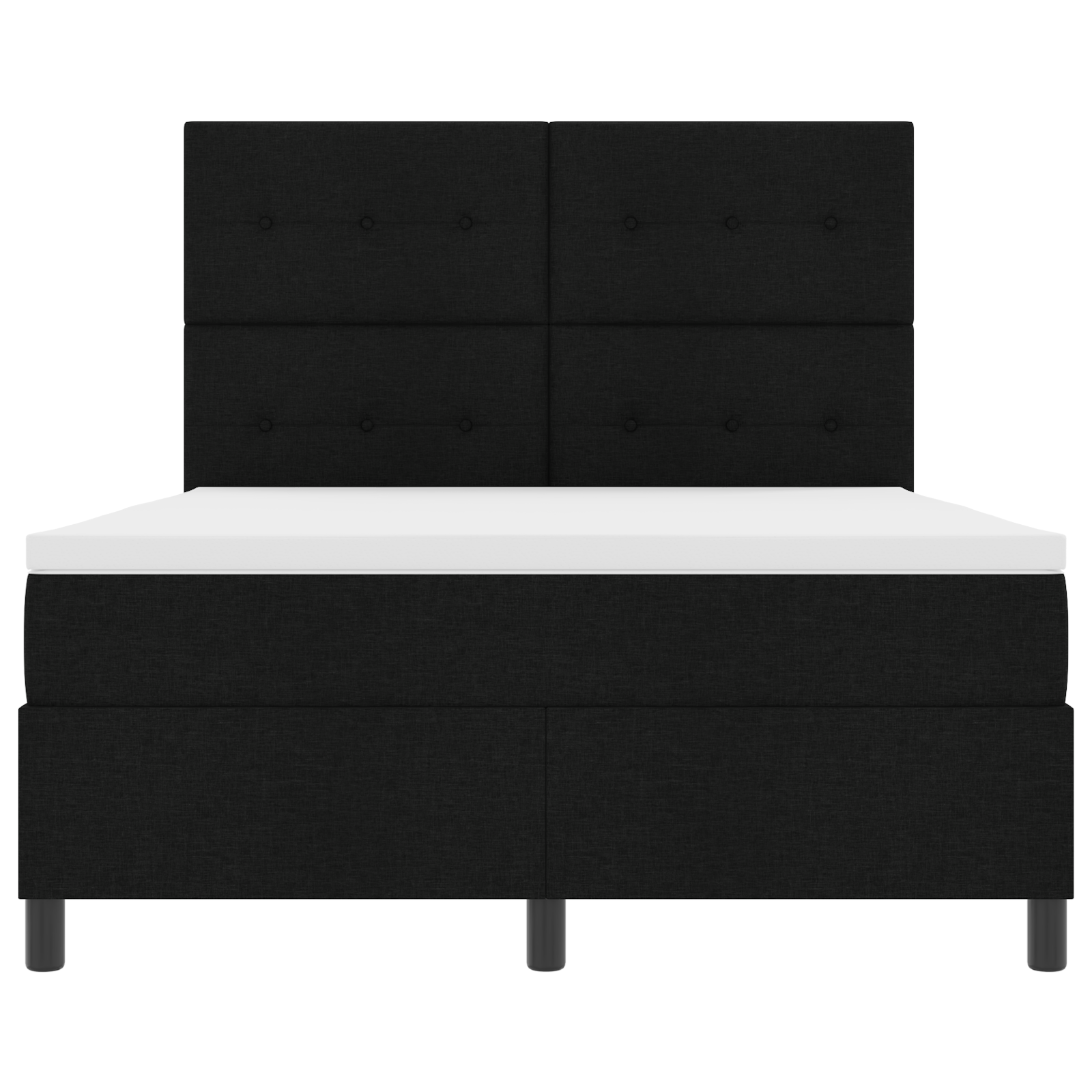 kiemo lova su čiužiniu Juoda 160x200 cm Audinys - Image 8