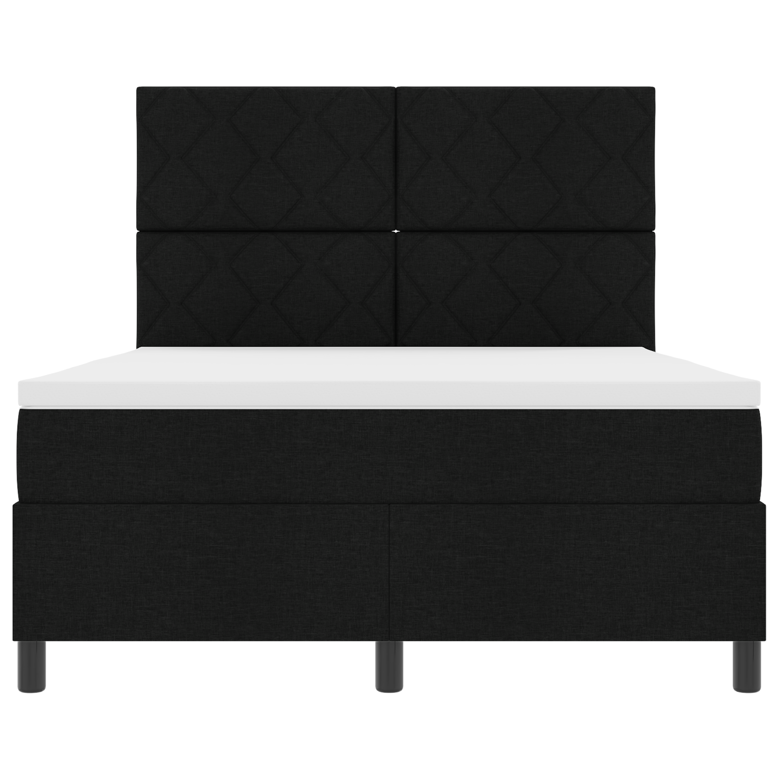 Dėžinis lovos čiužinys su tamsiai juodu 160x200 cm audiniu - Image 8