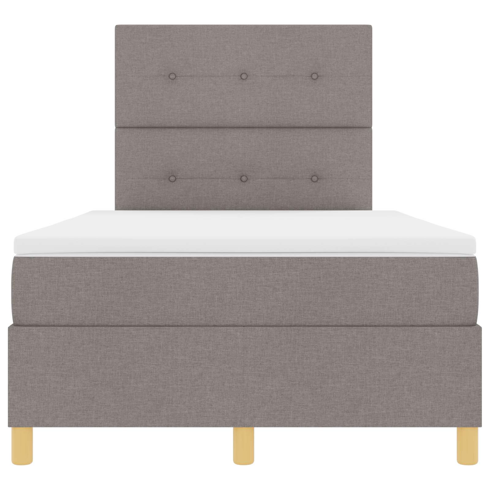 Dėžės spyruoklės lova su čiužiniu taupe 120x200 cm - Image 8