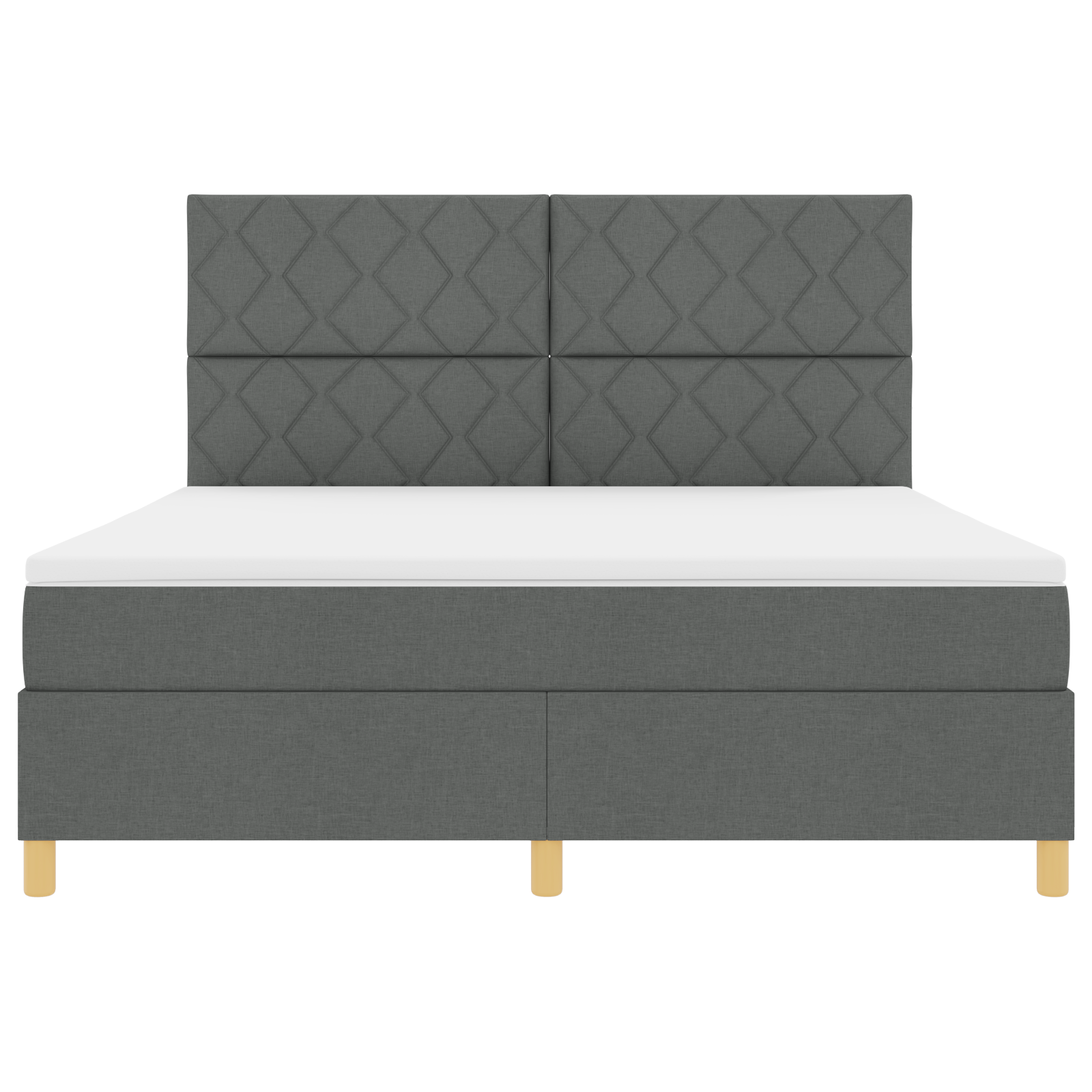 Dėžutinis čiužinys su tamsiai pilku super king audiniu - Image 8