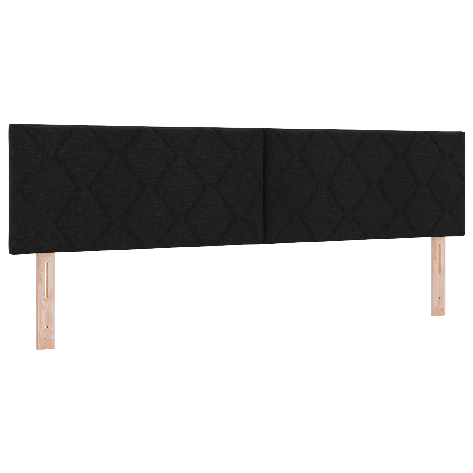 Box Spring Bed with Mattress Black 180x200 cm Fabric - Image 5