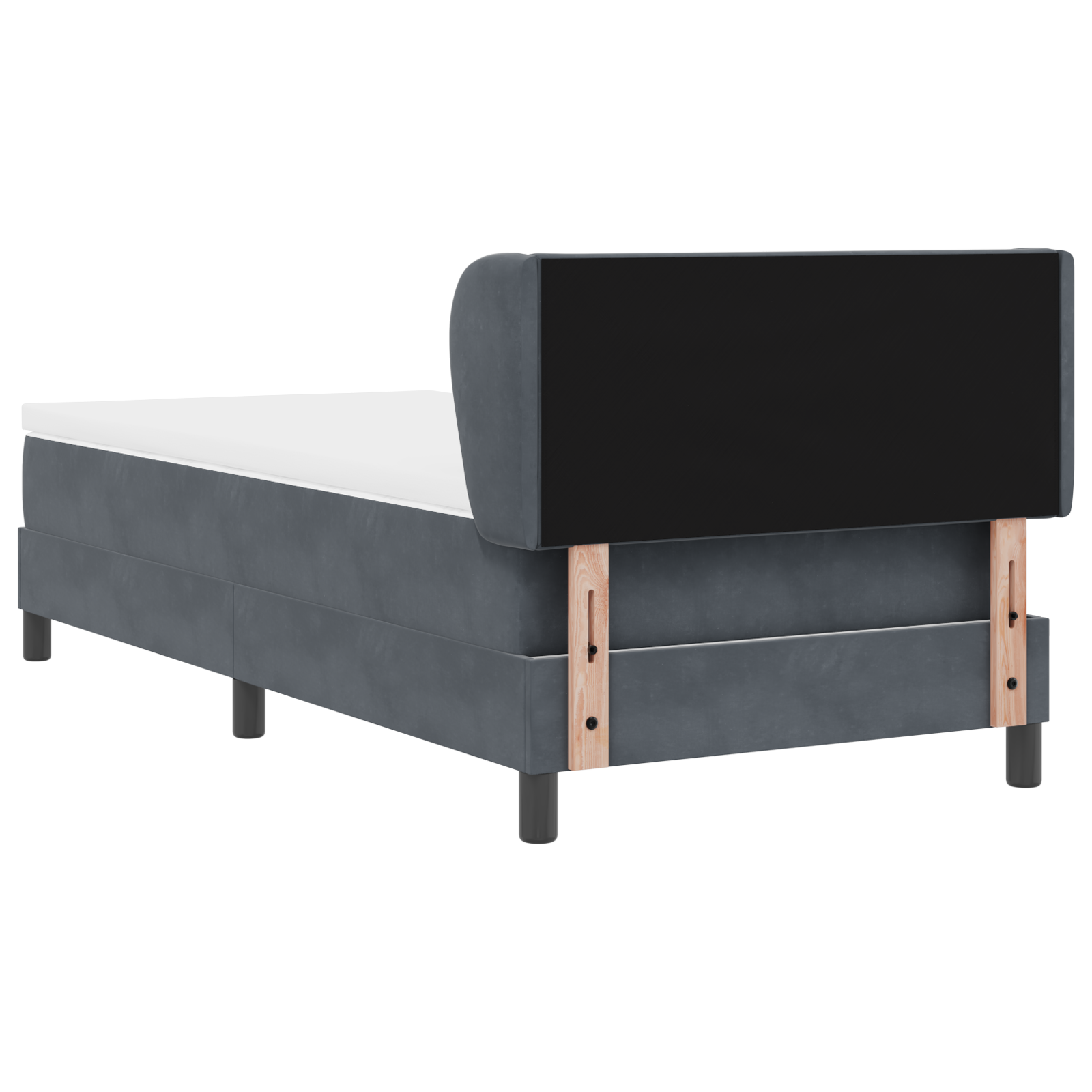 Čiužinys su pakuote Tamsiai pilkas 90x200 cm Aksomas - Image 10