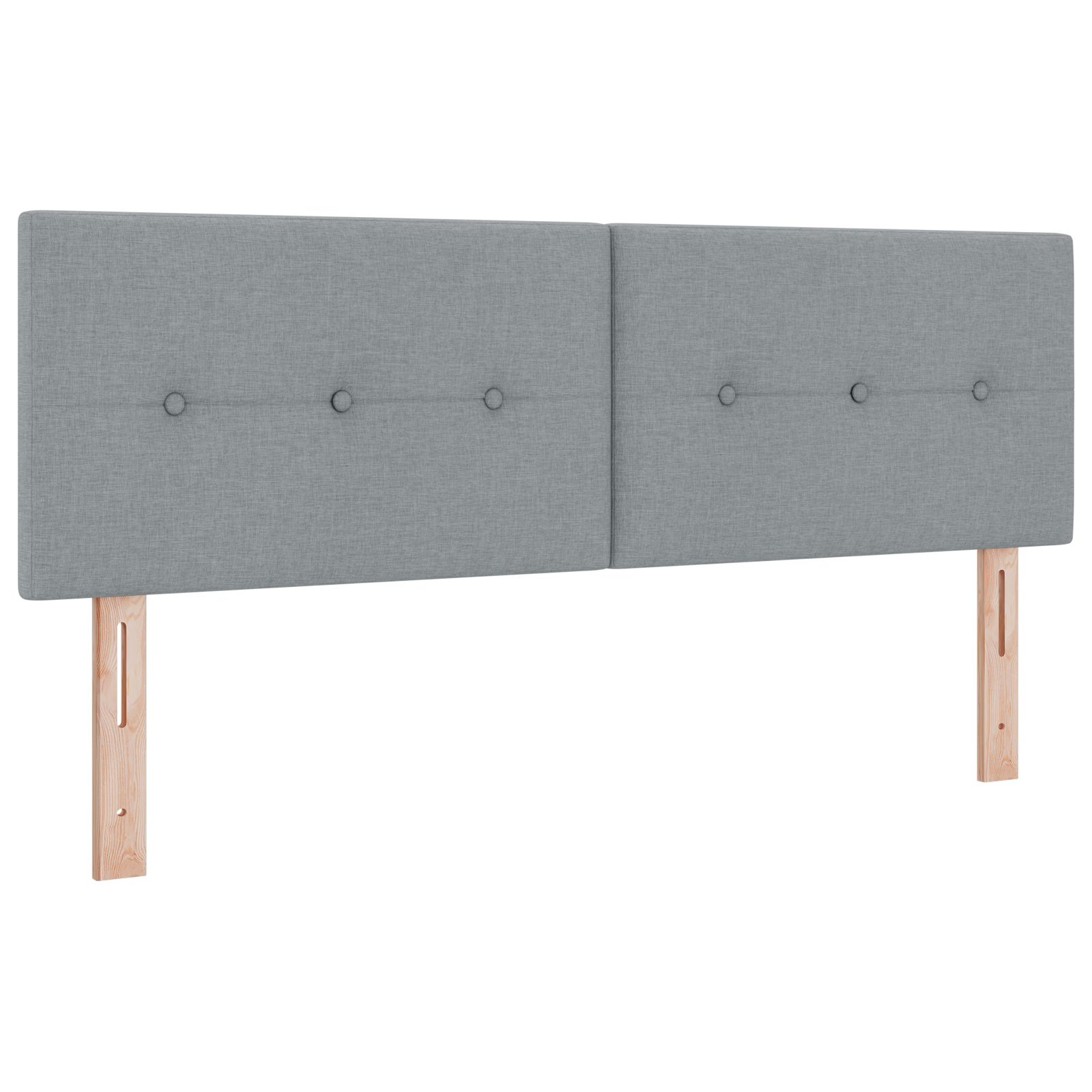 Dėžės spyruoklės lova su čiužiniu šviesiai pilka 160x200 cm audiniu - Image 6