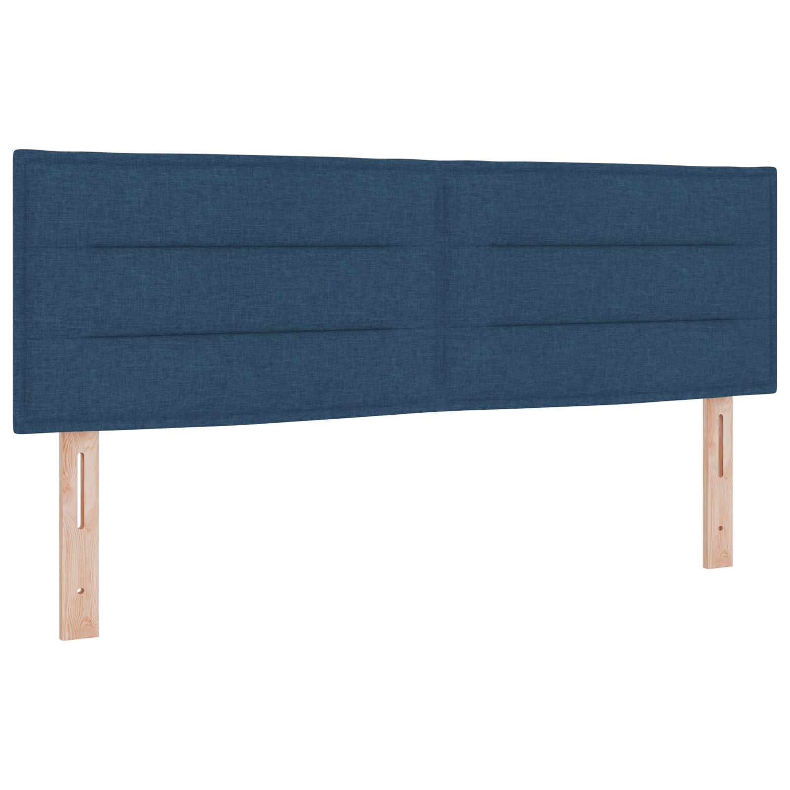 Thumbnail - vidaXL Boxspringbett mit Matratze in Blau, 140x200 cm, Stoff