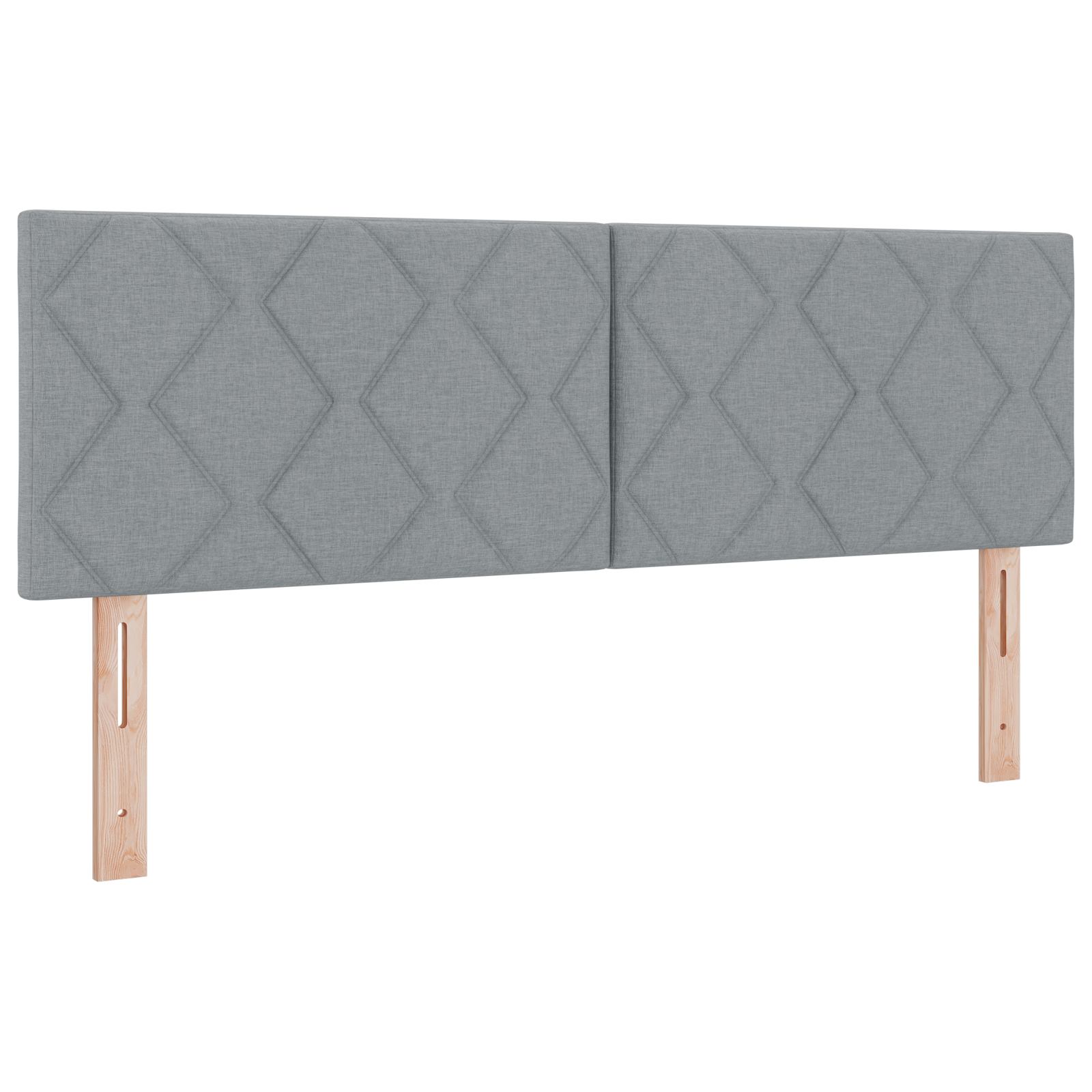 Thumbnail - vidaXL Hellgraues Boxspringbett & Matratze, 140x190 cm, aus Stoff