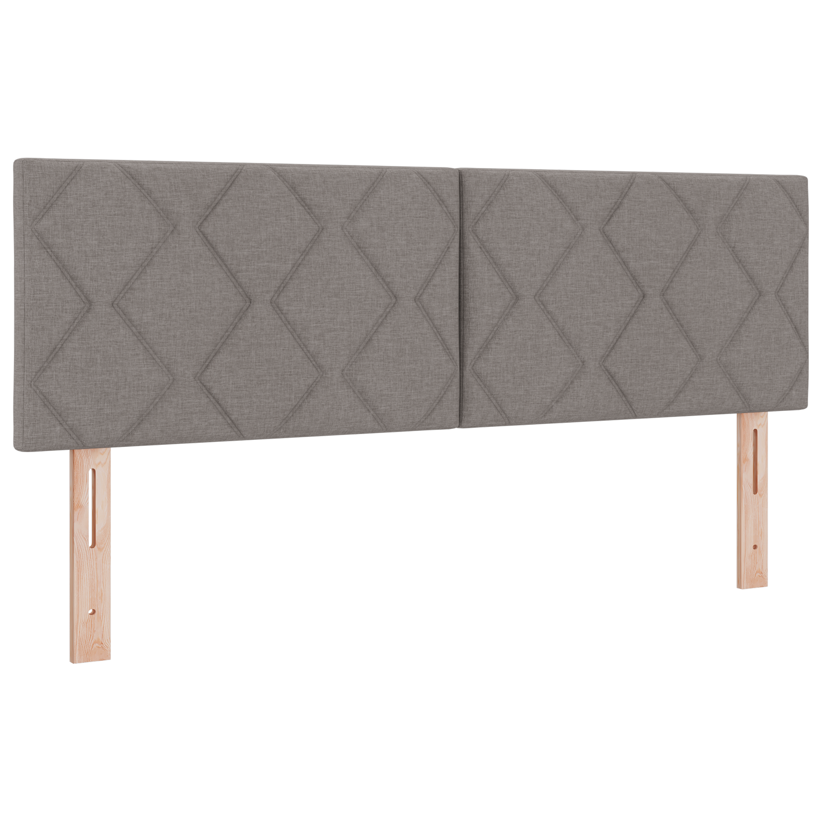 Thumbnail - vidaXL Boxspringbett mit Matratze in Taupe, 140 x 190 cm, Stoff