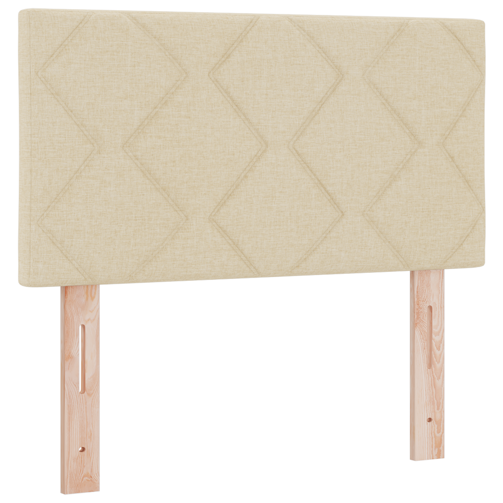 Thumbnail - vidaXL Boxspringbett mit Matratze, Creme, 80 x 200 cm, Stoff