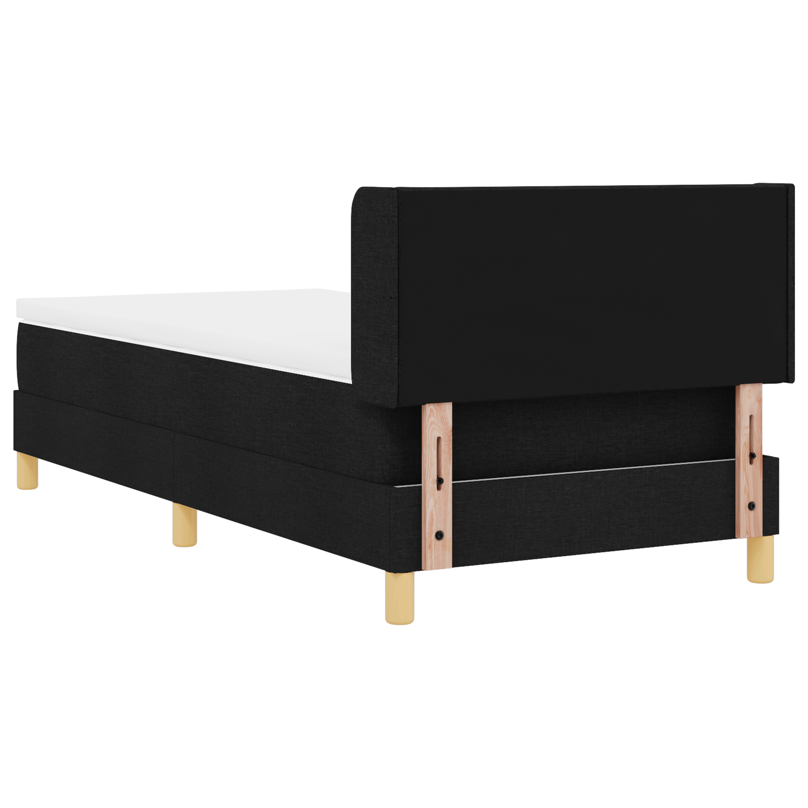 Bočioji lova su čiužiniu juoda 90x200 cm - Image 10