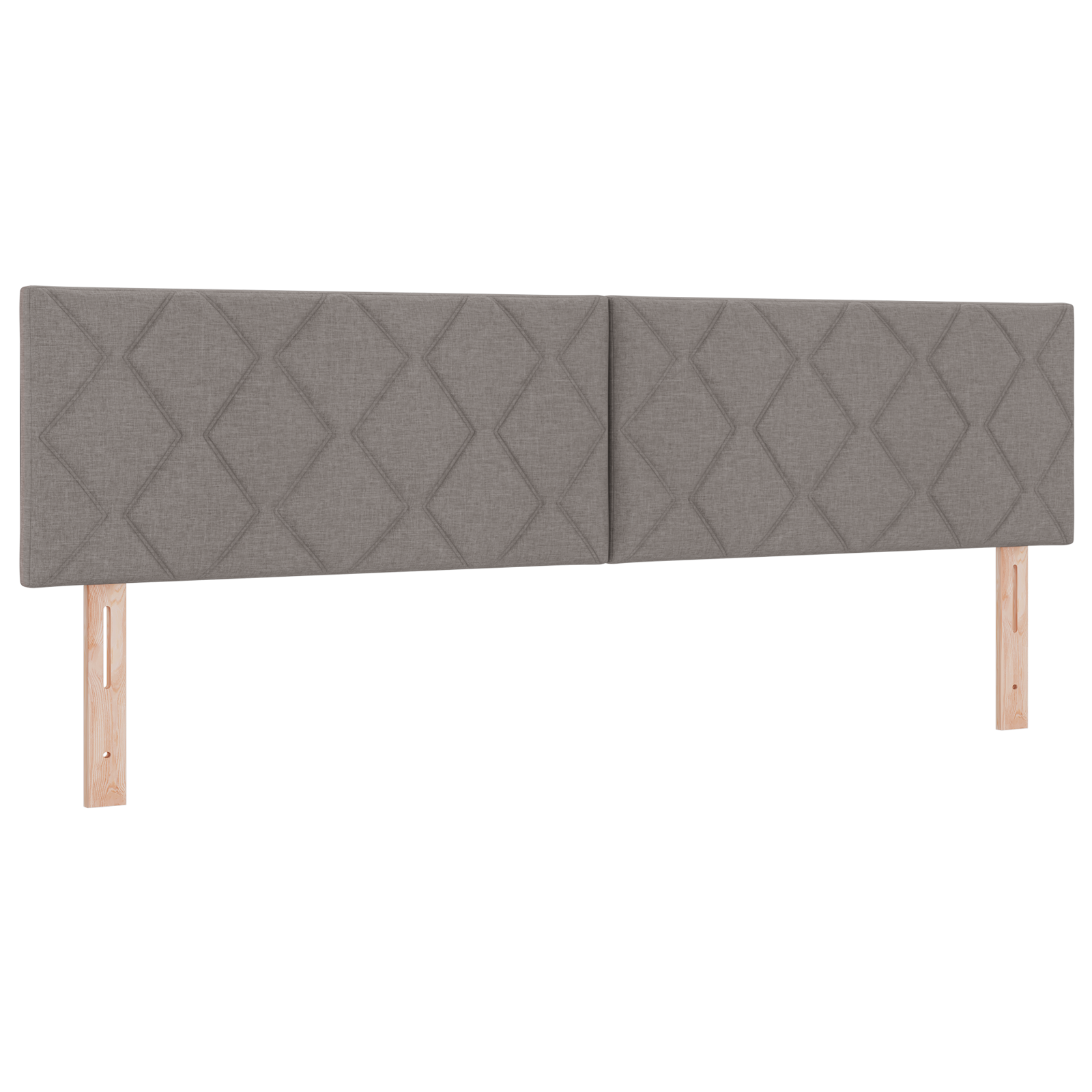 Box Spring Bed with Mattress Taupe 180x200 cm Fabric - Image 6