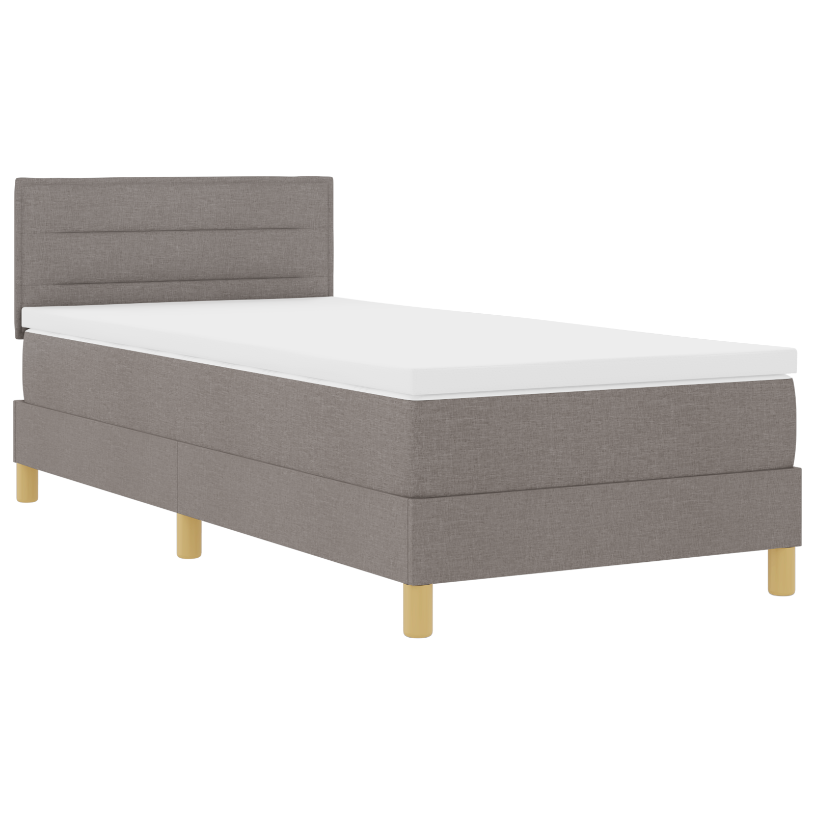 Boxspringbett Matratze LED Bett Bettgestell Polsterbett Lattenrost Stoff vidaXL - Bild 86 von 96