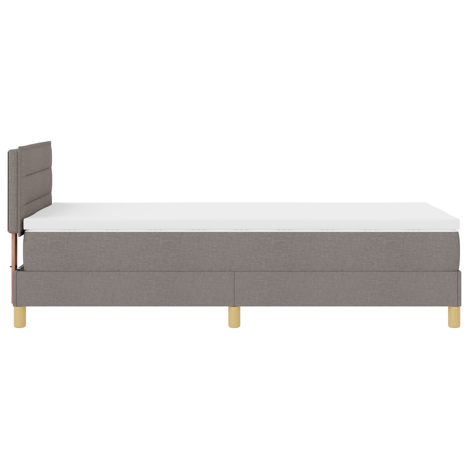 Boxspringbett Matratze LED Bett Bettgestell Polsterbett Lattenrost Stoff vidaXL - Bild 93 von 96