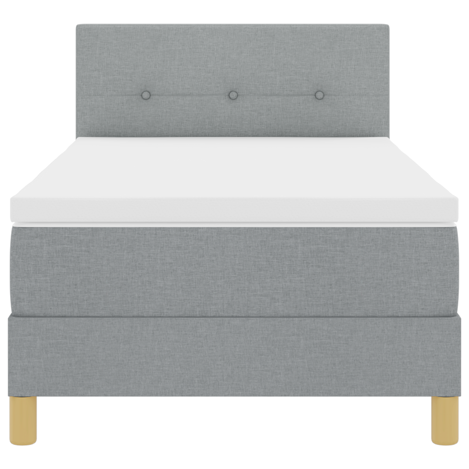 Boxspringbett Matratze LED Bett Bettgestell Polsterbett Lattenrost Stoff vidaXL - Bild 68 von 96