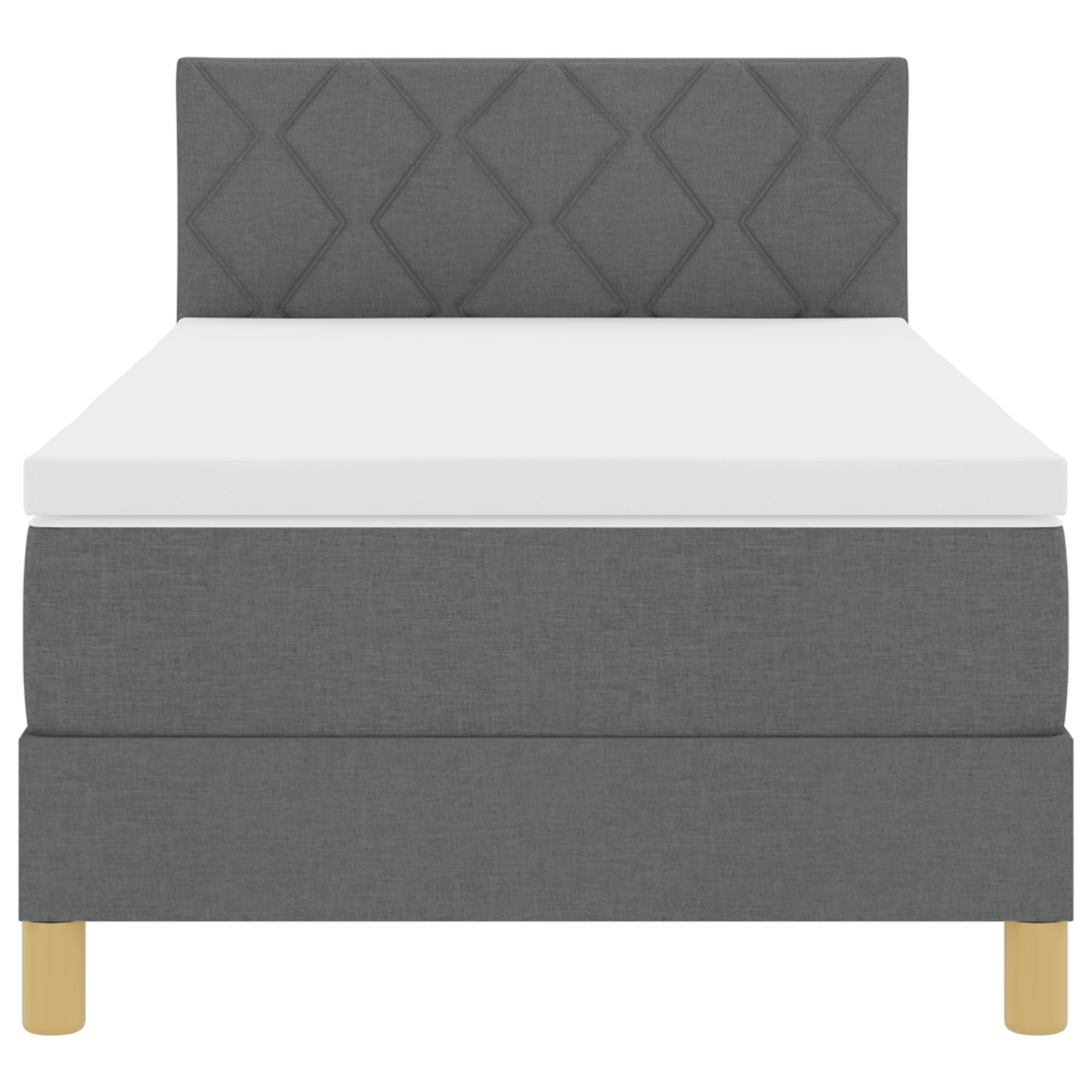 Boxspringbett Matratze LED Bett Bettgestell Polsterbett Lattenrost Stoff vidaXL - Bild 56 von 96