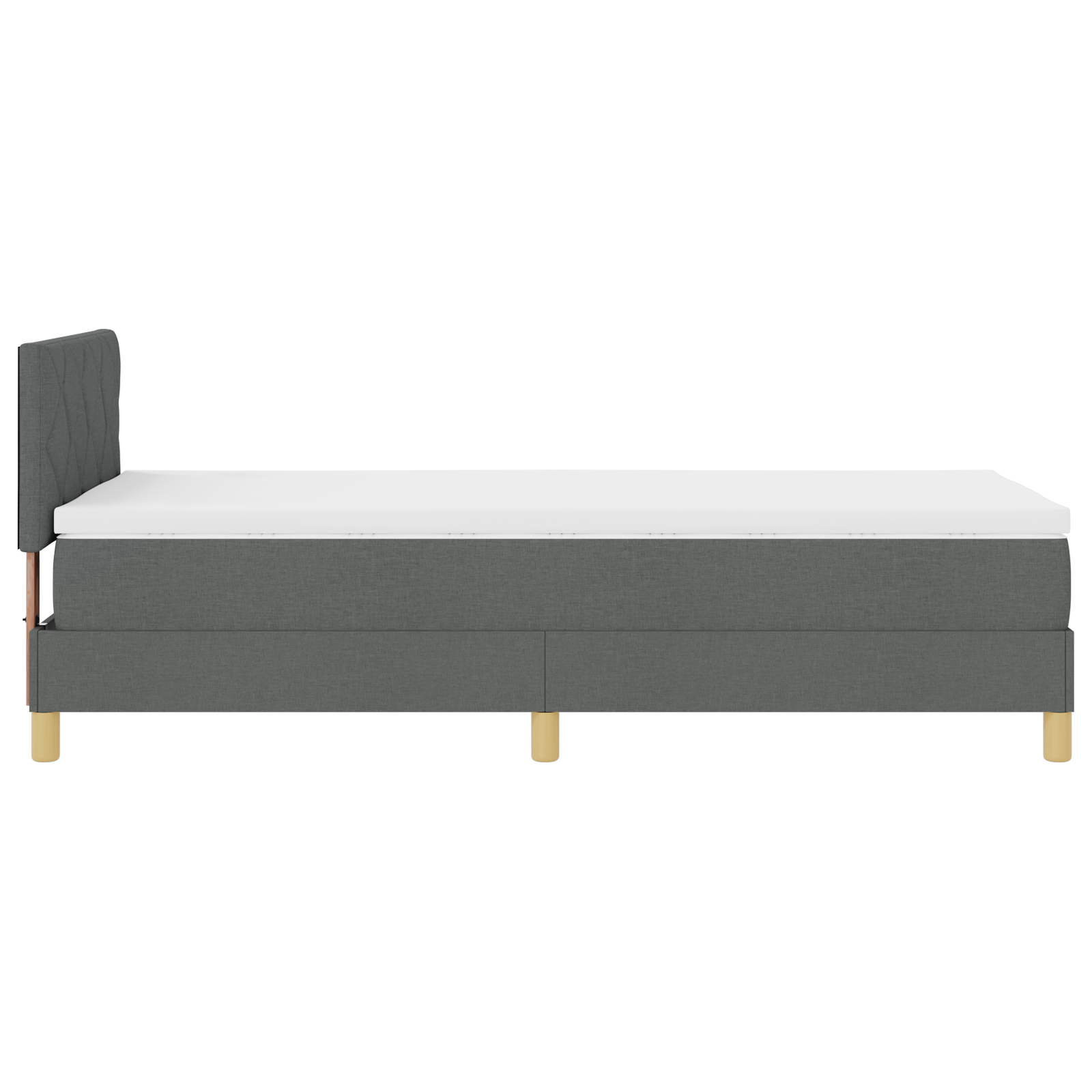 Boxspringbett Matratze LED Bett Bettgestell Polsterbett Lattenrost Stoff vidaXL - Bild 57 von 96