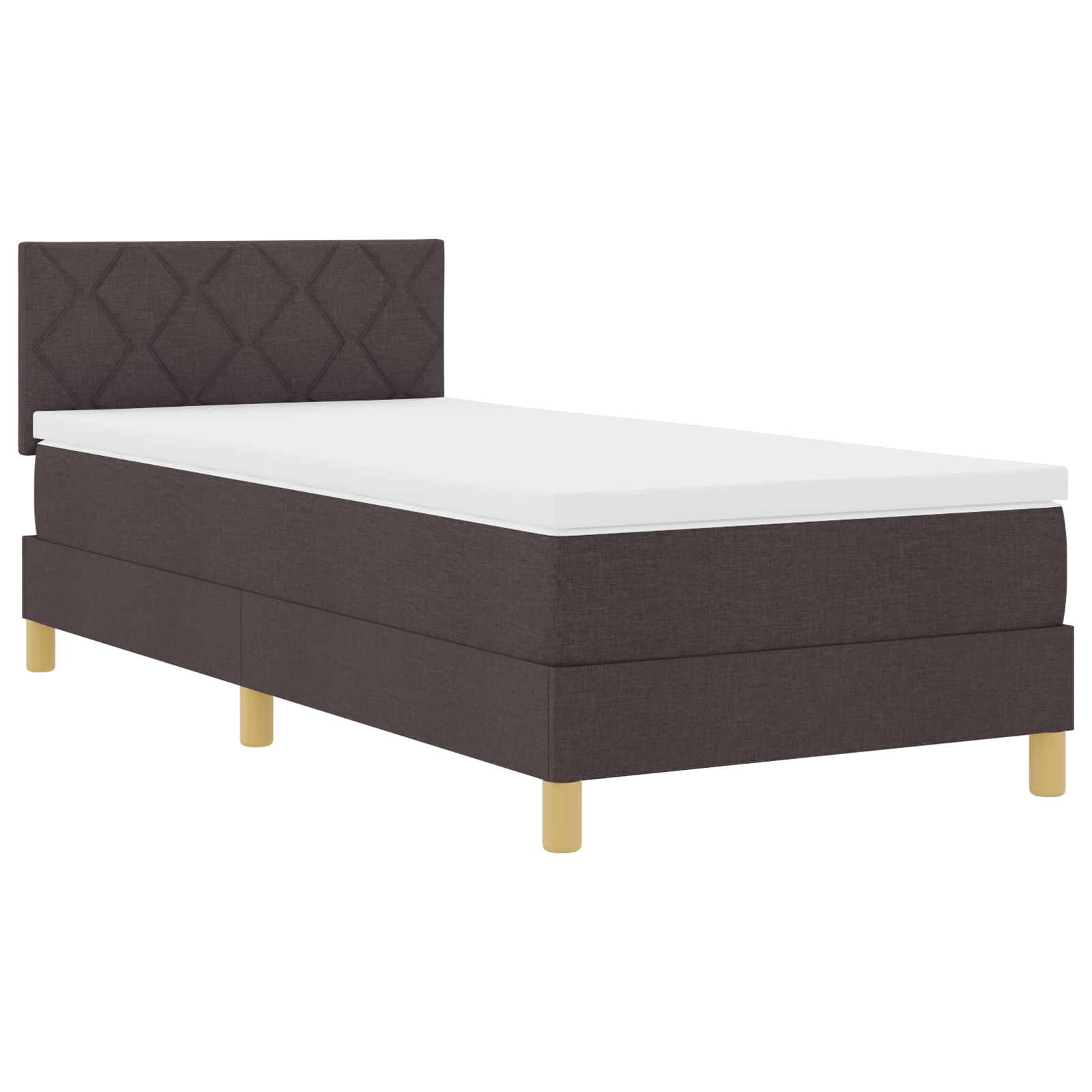 Boxspringbett Matratze LED Bett Bettgestell Polsterbett Lattenrost Stoff vidaXL - Bild 38 von 96