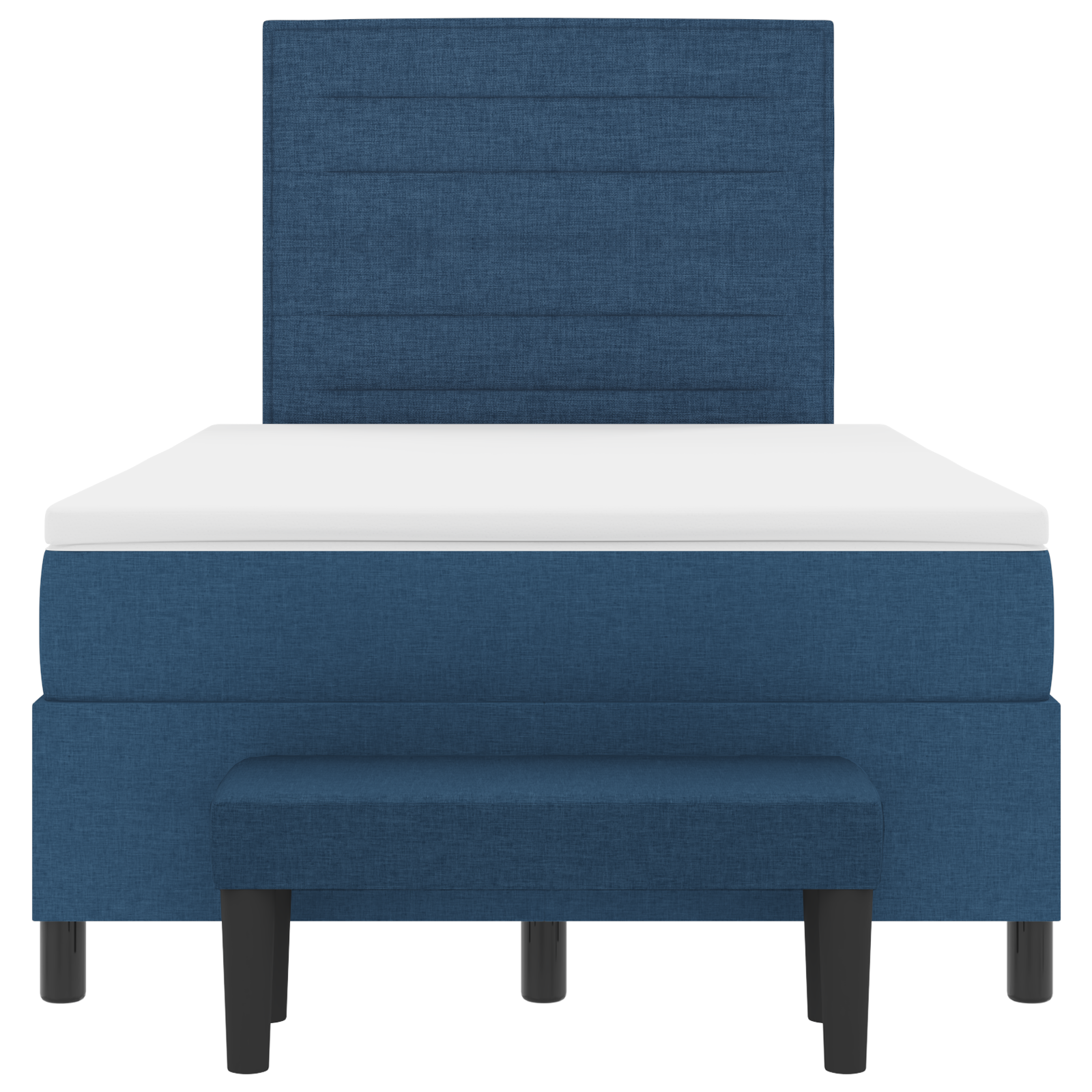 Bokštinis čiužinys su čiužiniu ir suoliuku mėlynas 120x190 cm audinys - Image 10