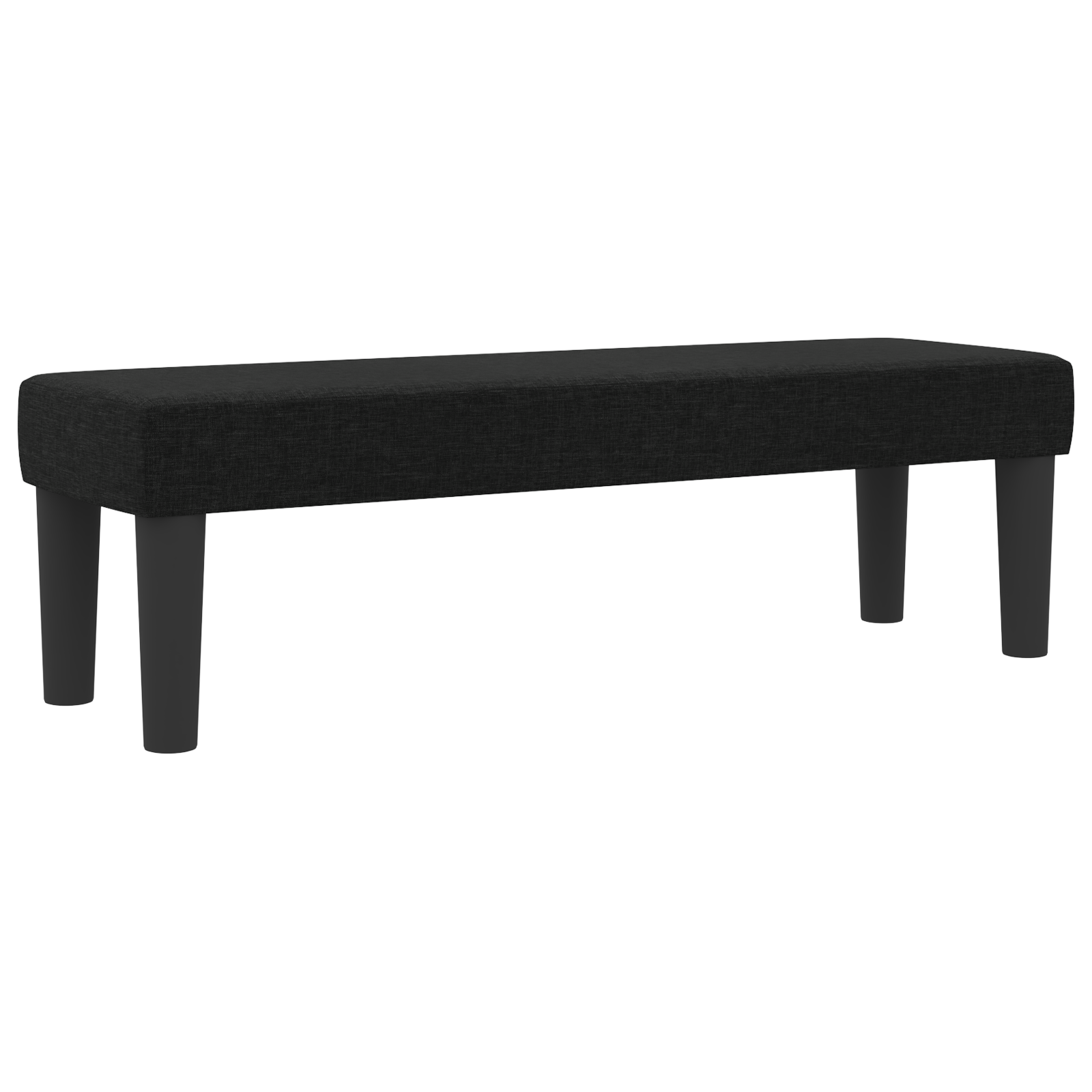 Paleidimo lova su čiužiniu ir suoleliu juoda 200x200 cm audinys - Image 7
