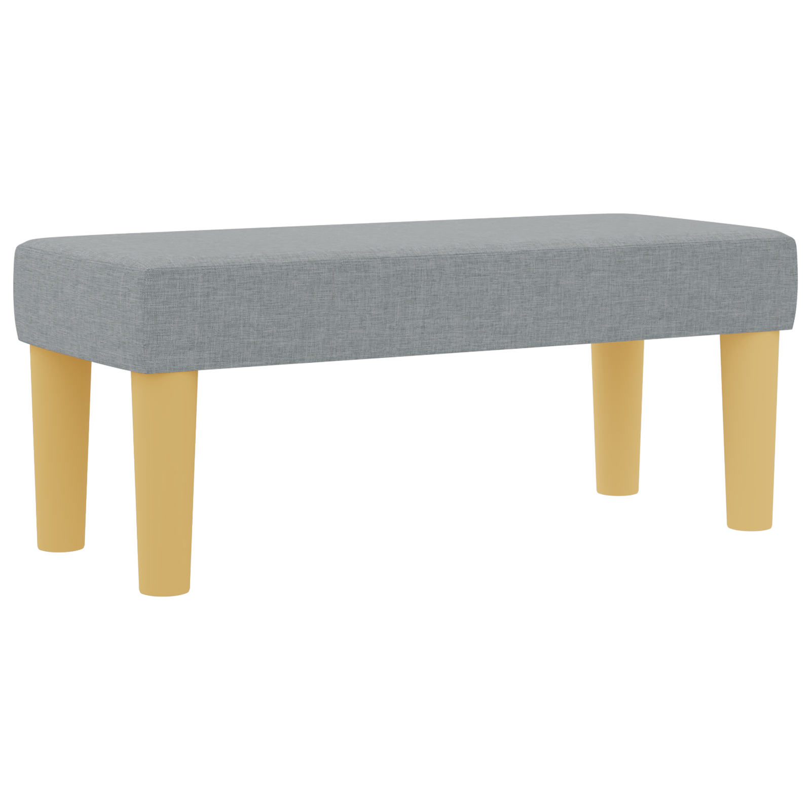 Dėžės spyruoklinė lova su čiužiniu ir suoleliu šviesiai pilka 80x200 cm audinys - Image 6