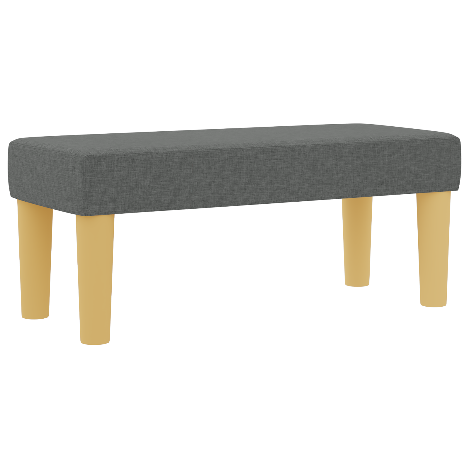 Dėžės pavasario lova su čiužiniu ir suoleliu Tamsiai pilka 80x200 cm Audinys - Image 6