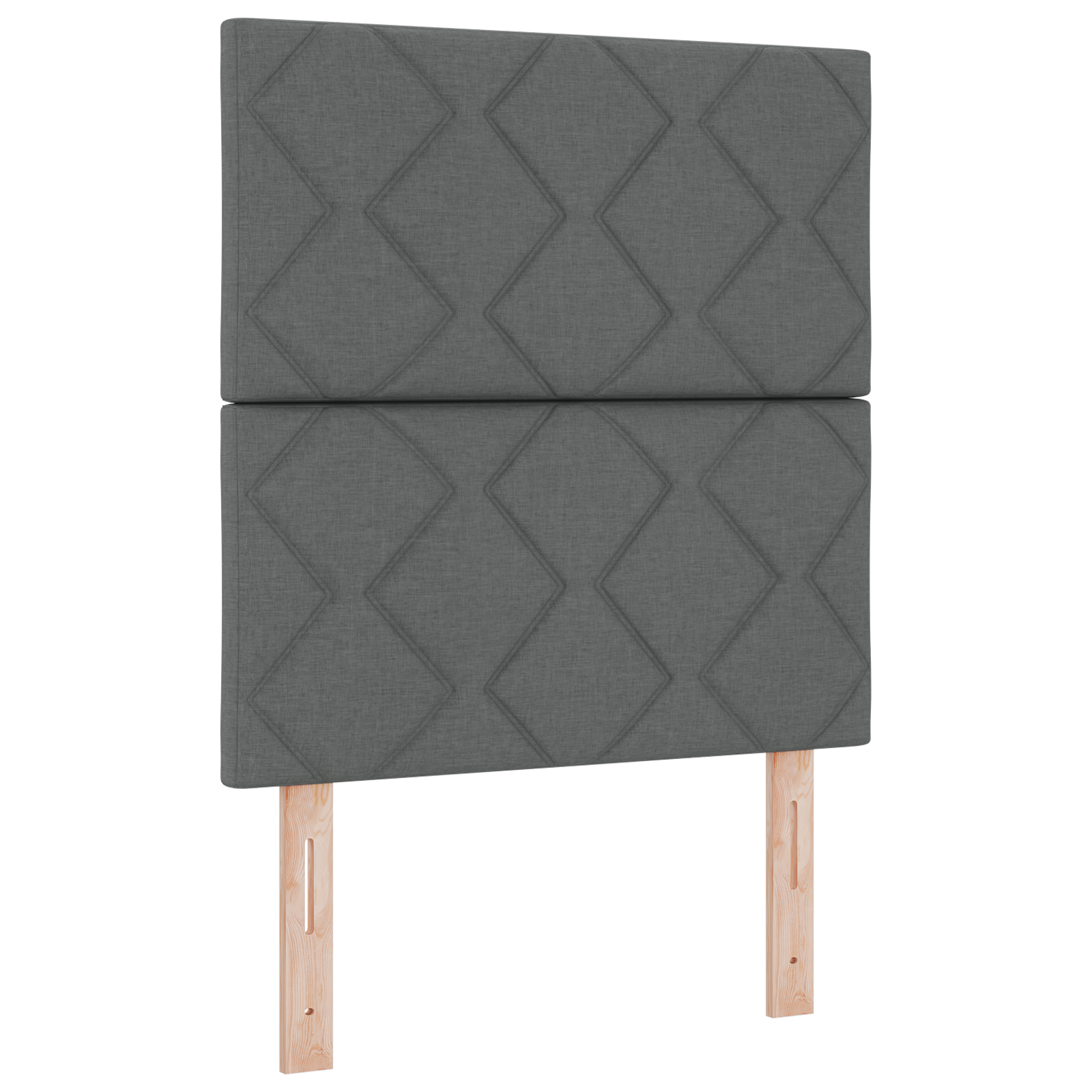 Dėžės spyruoklinė lova su čiužiniu ir suoleliu tamsiai pilka 80x200 cm audinys - Image 7