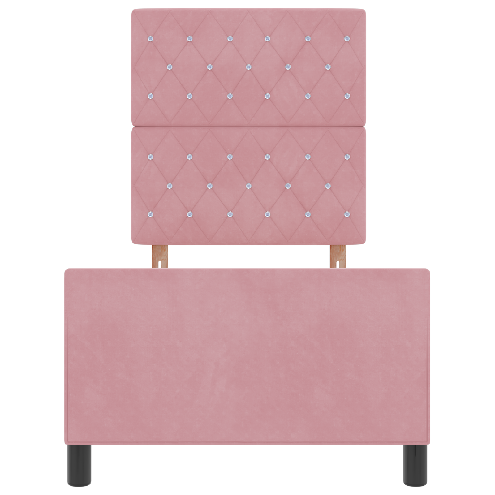 Lovos Rėmas Rožinė 80x200 cm Aksomas - Image 8