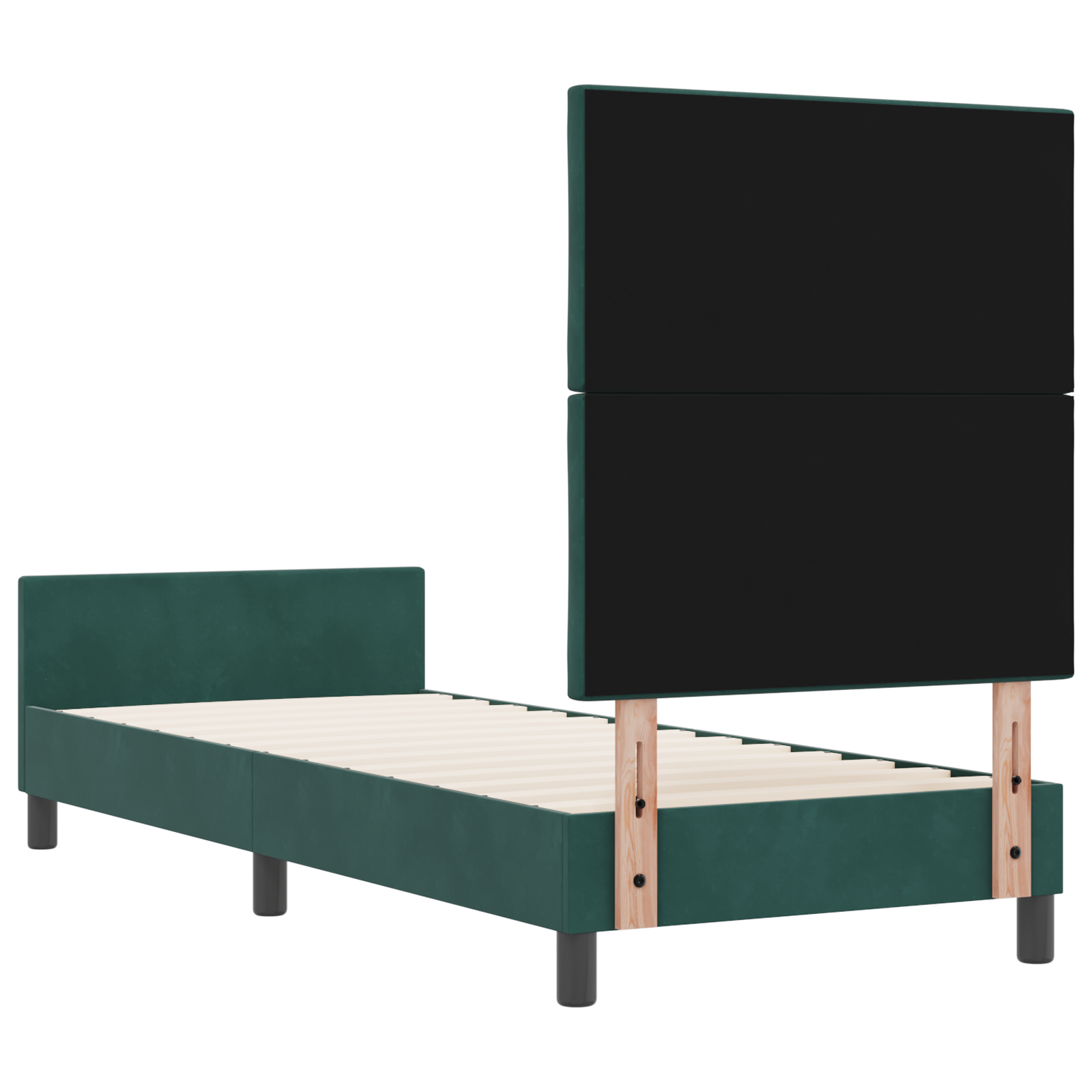 Bed Frame Dark Green 80x200 cm Velvet - Image 10