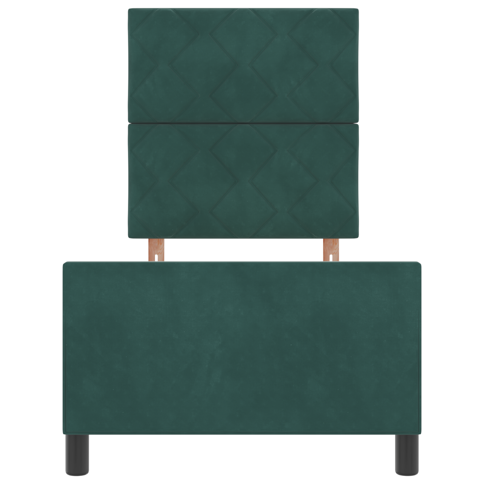 Bed Frame Dark Green 80x200 cm Velvet - Image 8