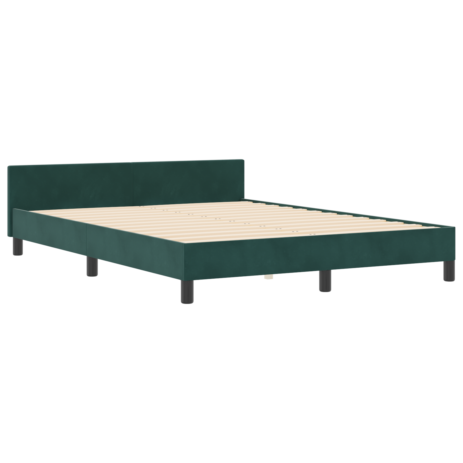 Bed Frame Dark Green 180x200 cm Velvet - Image 3