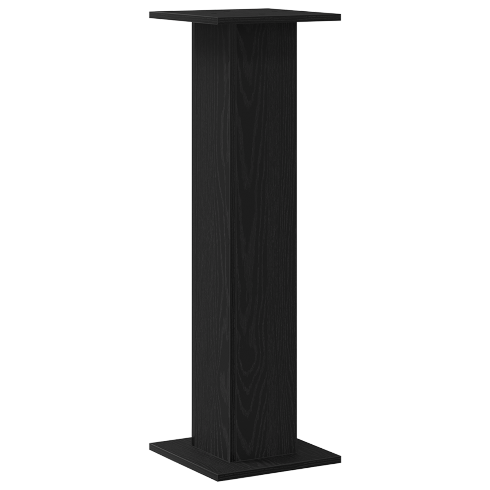 Pflanzenständer 2 Stk. Schwarz Eiche 30x30x95 cm Holzwerkstoff - pflanzen-anzucht-staender - Your Garden Eden
