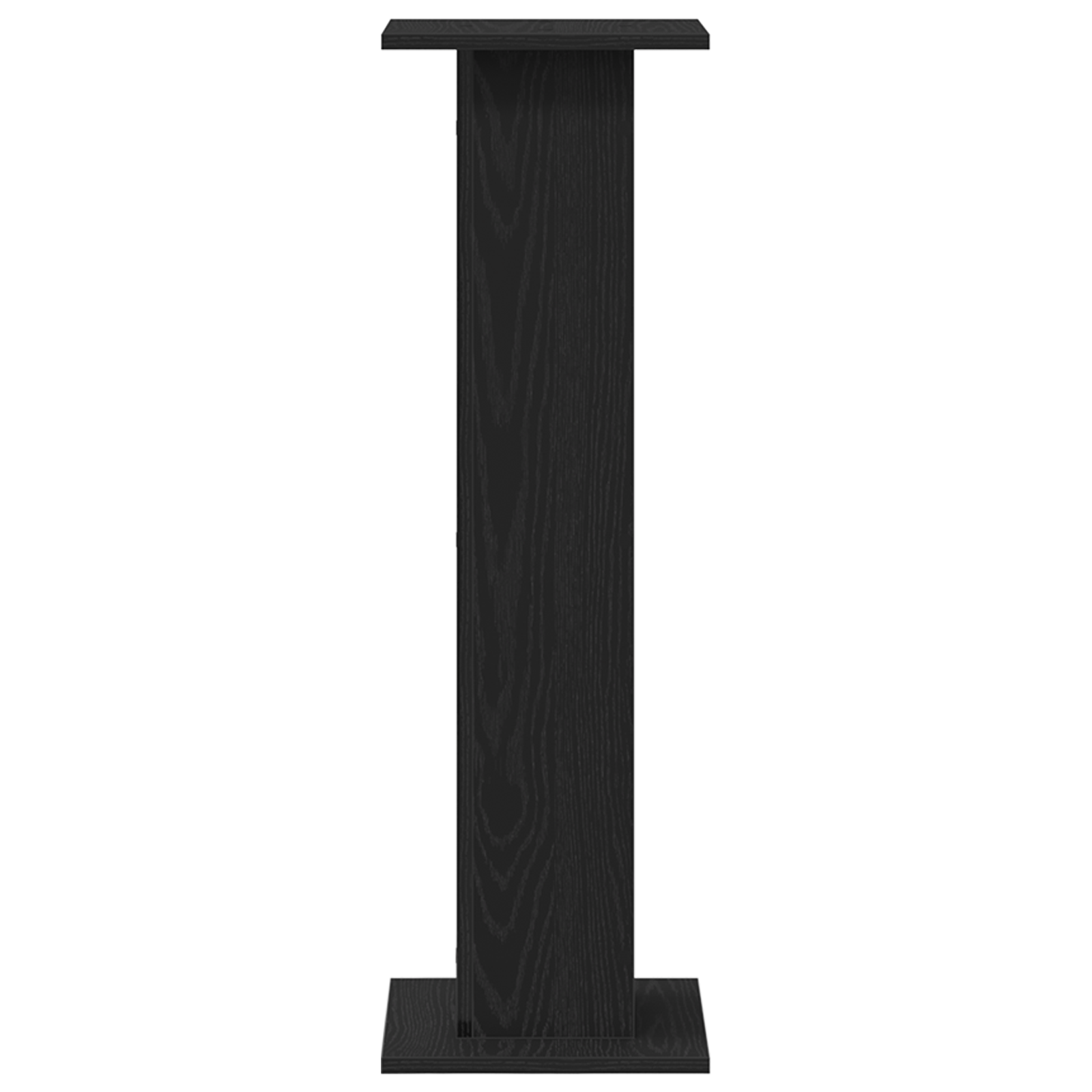 Pflanzenständer 2 Stk. Schwarz Eiche 30x30x95 cm Holzwerkstoff - pflanzen-anzucht-staender - Your Garden Eden
