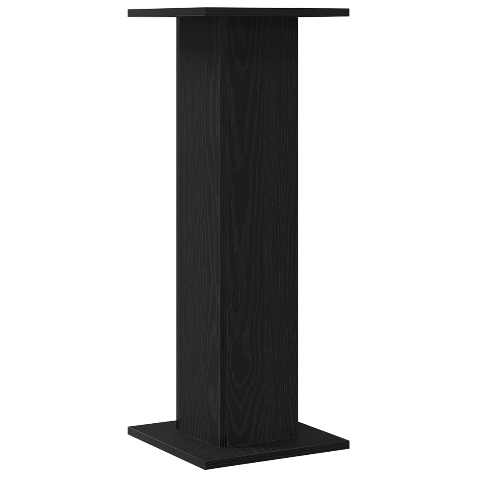Pflanzenständer 2 Stk. Schwarz Eiche 30x30x80 cm Holzwerkstoff - pflanzen-anzucht-staender - Your Garden Eden