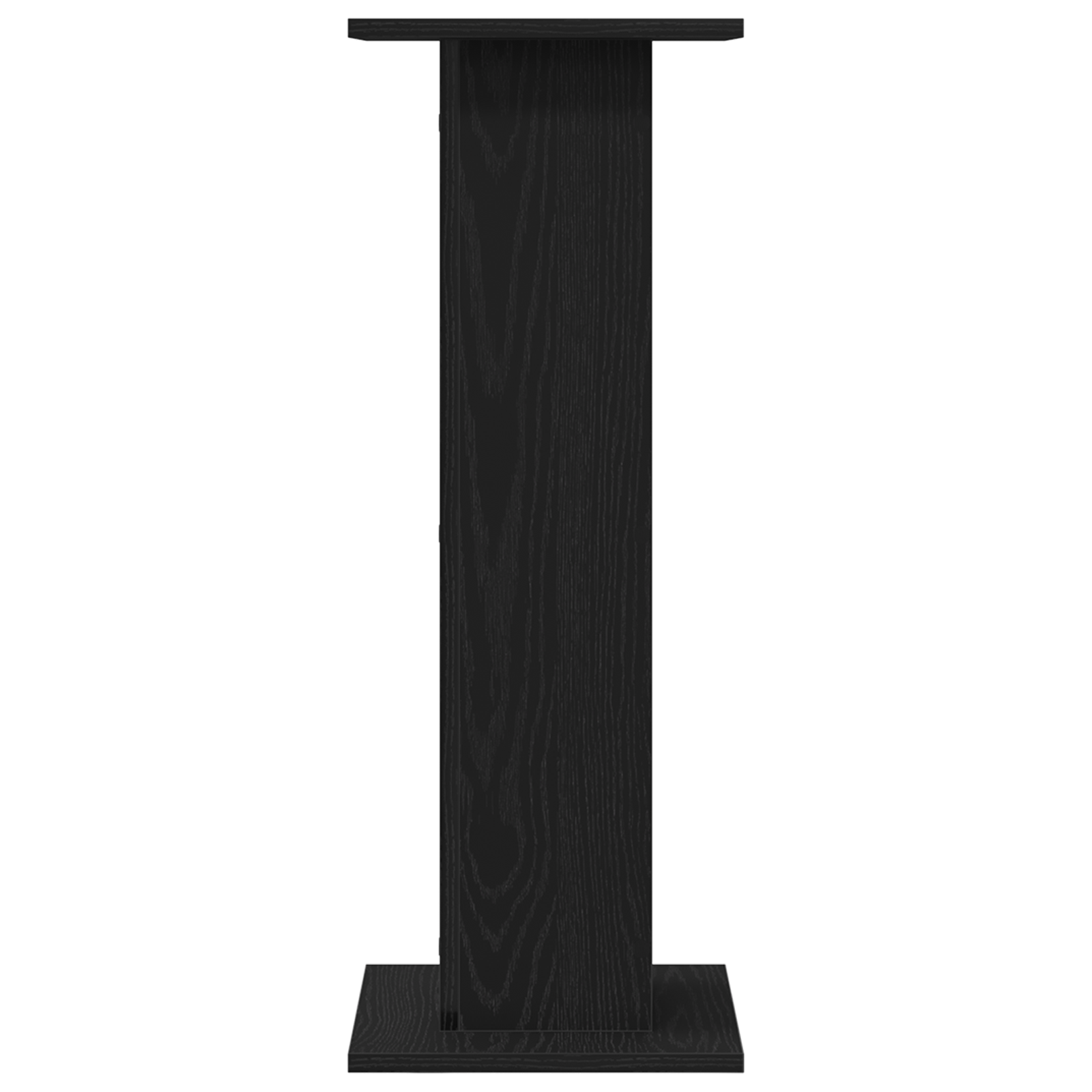 Pflanzenständer 2 Stk. Schwarz Eiche 30x30x80 cm Holzwerkstoff - pflanzen-anzucht-staender - Your Garden Eden