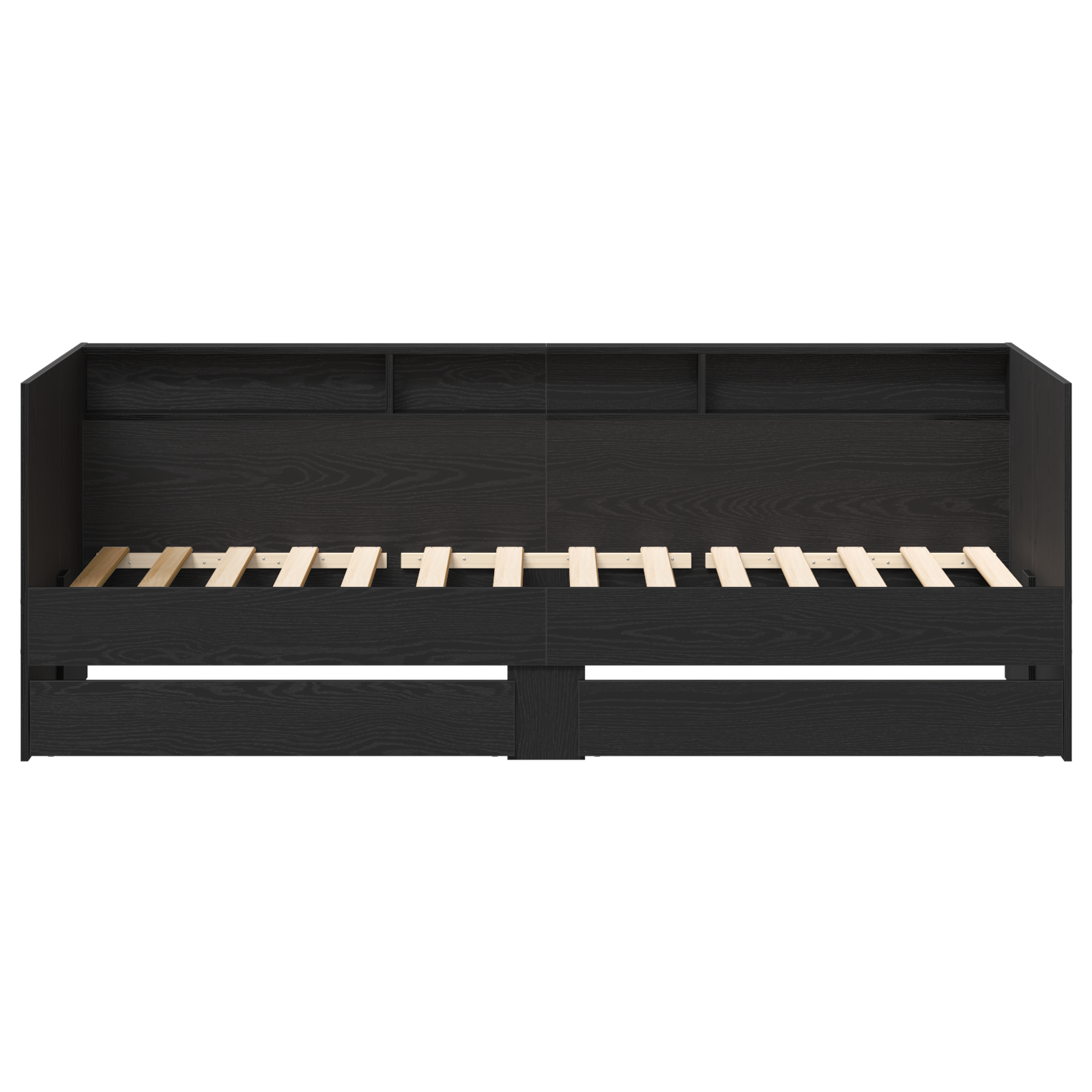 Day Bed with Drawers Concrete Grey 90x200 cm Engineered Wood - Image 7