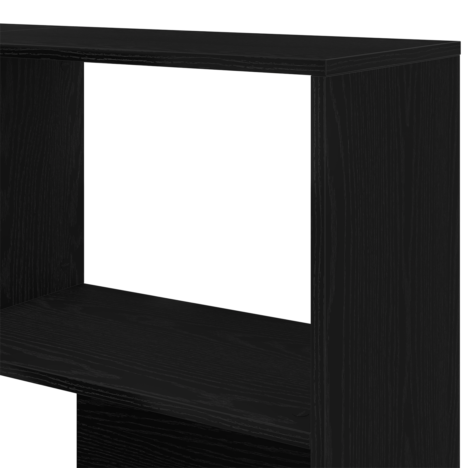 Corner Cabinet Black Oak 140x30x140 cm Engineered Wood - Image 7