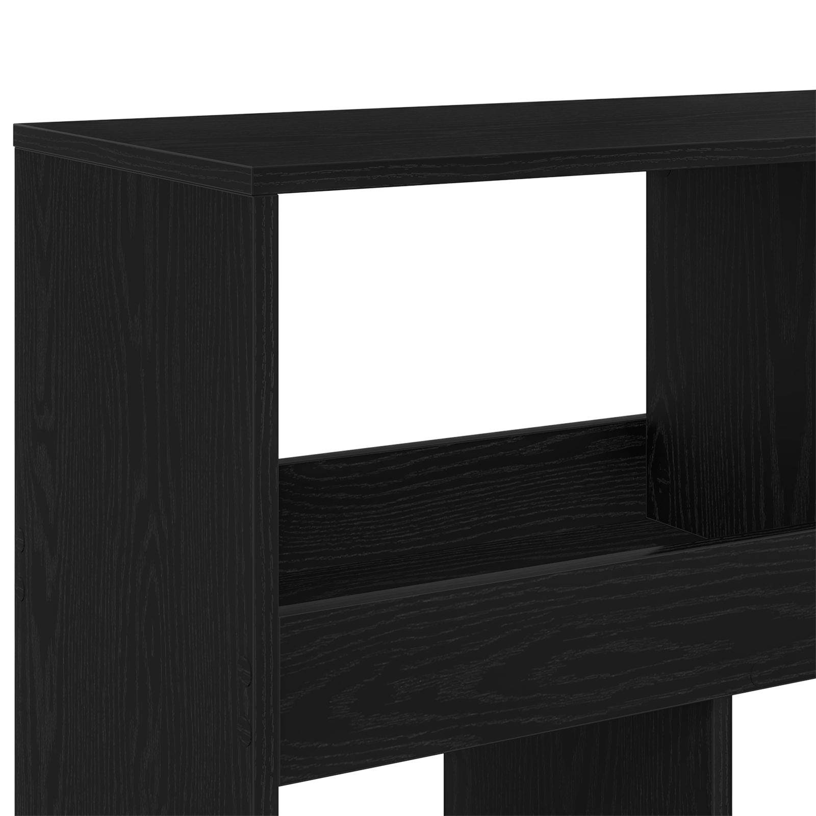 Kambario pertvara 2 vnt Juoda ąžuolo 100x33x187,5 cm Inžinerinė mediena - Image 8