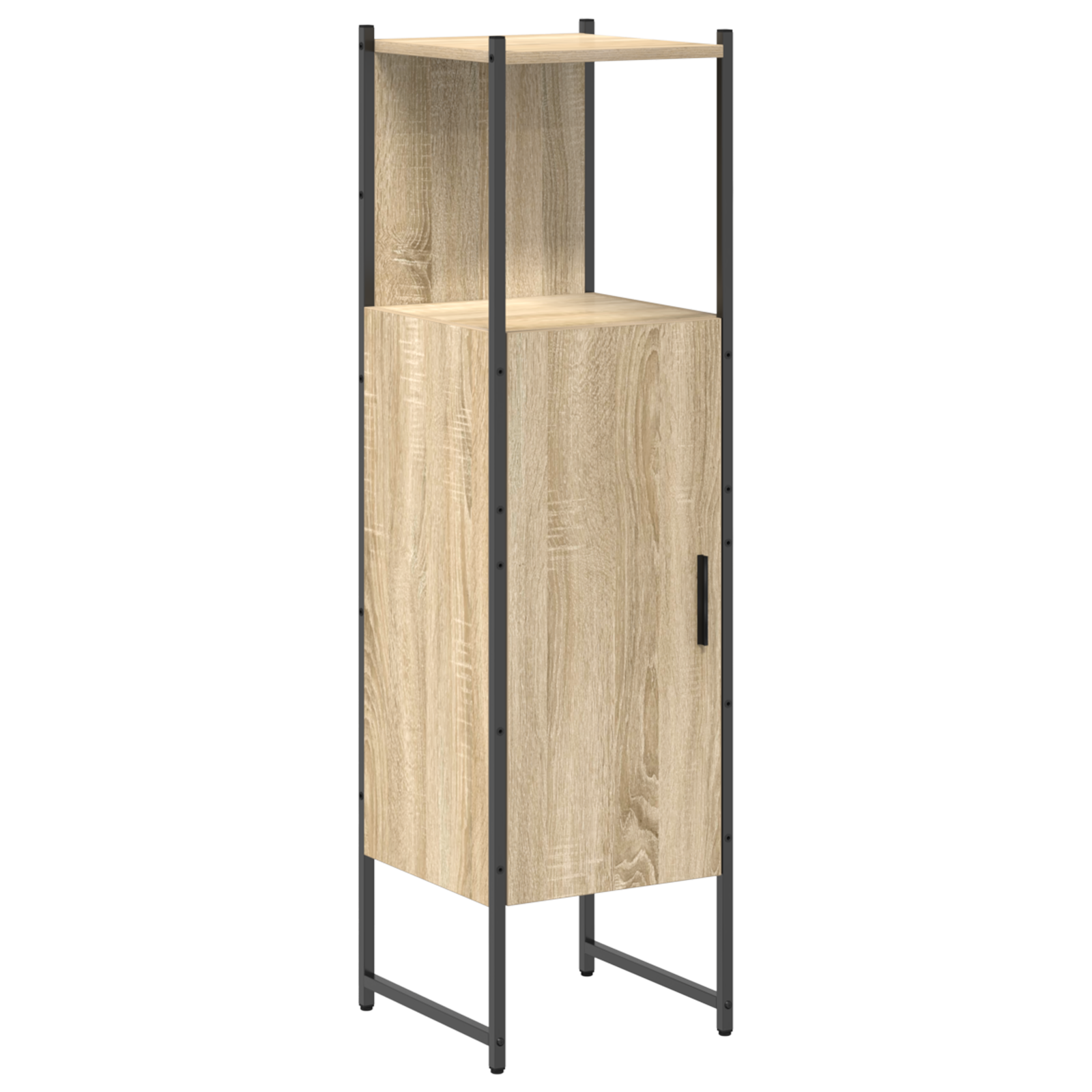 3 Piece Bathroom Furniture Set Sonoma Oak Engineered Wood - Image 6