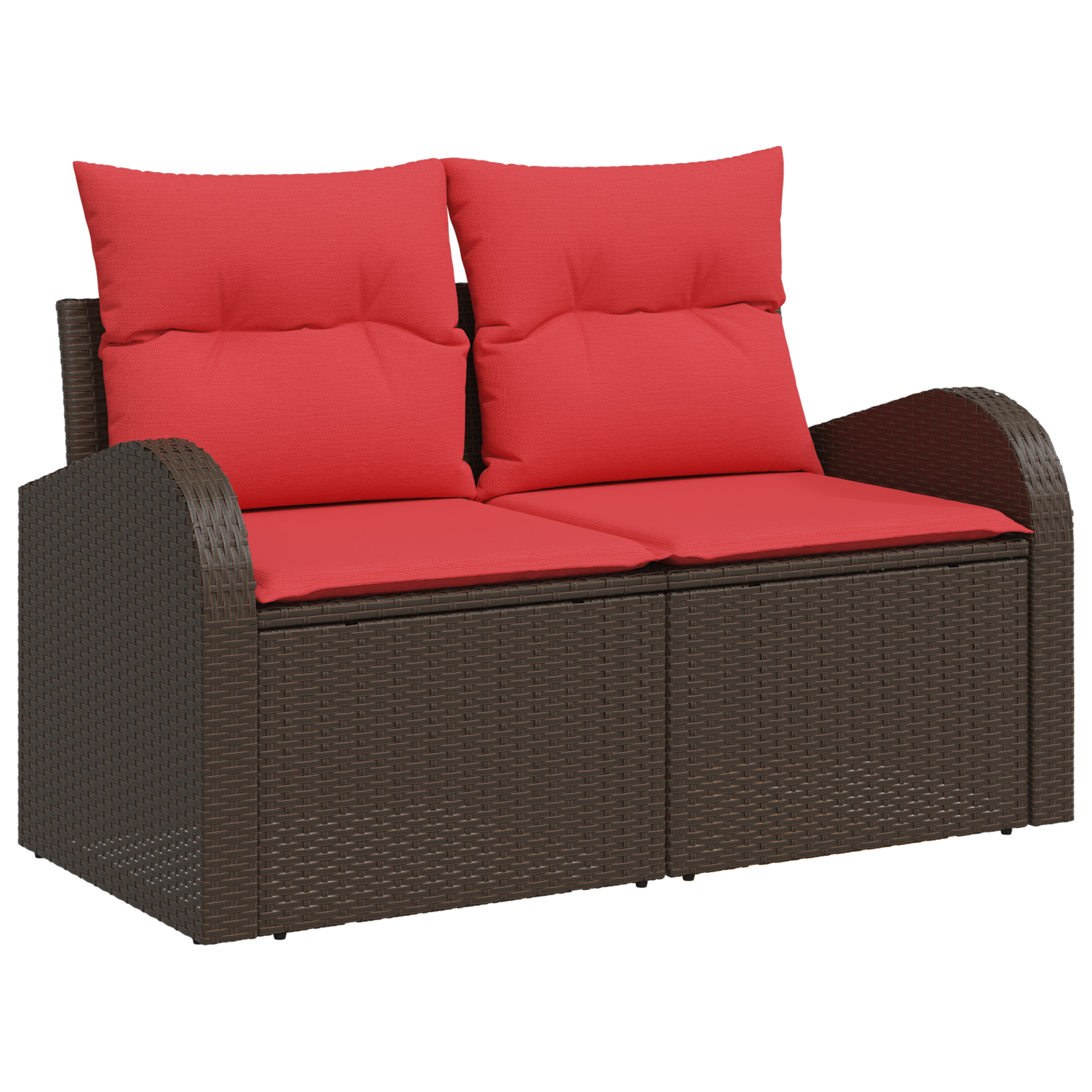 6 Piece Garden Sofa Set with Cushions Grey Poly Rattan vidaXL - Picture 19 of 39