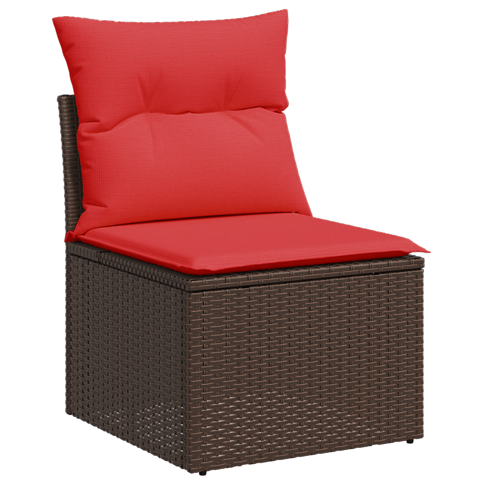 6 Piece Garden Sofa Set with Cushions Grey Poly Rattan vidaXL - Picture 20 of 39