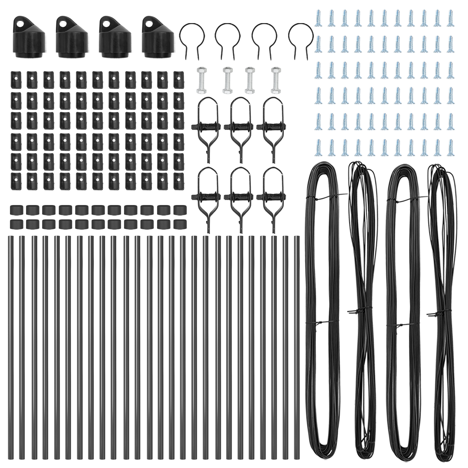 Fence Posts 26 pcs Grey Ø32 mm 120 cm Galvanised Steel - Image 4