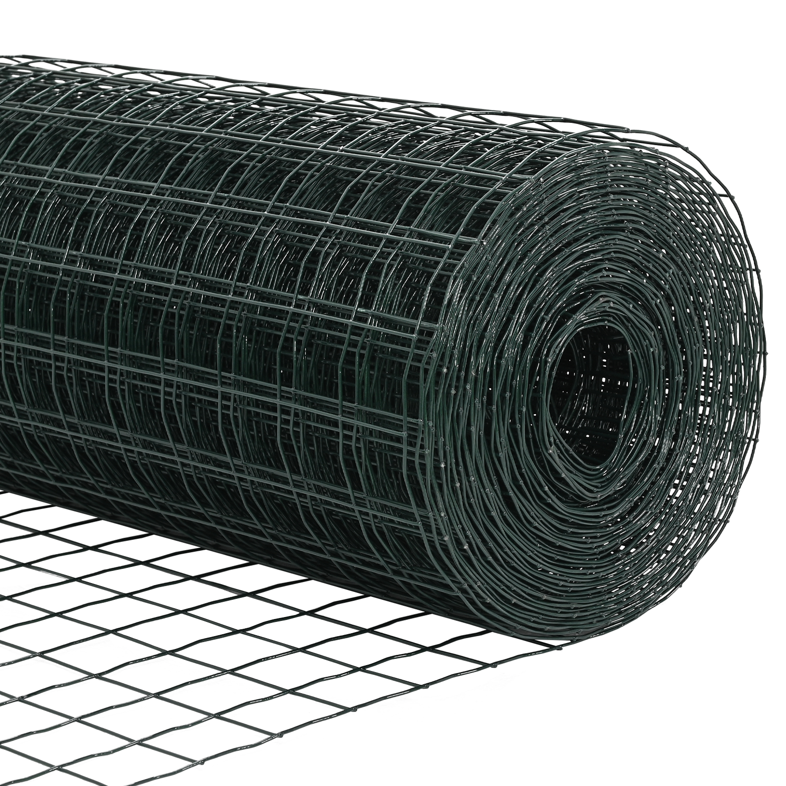 Euro Fence with 7 Posts 1.6x10 m Galvanised Steel Green - Image 9