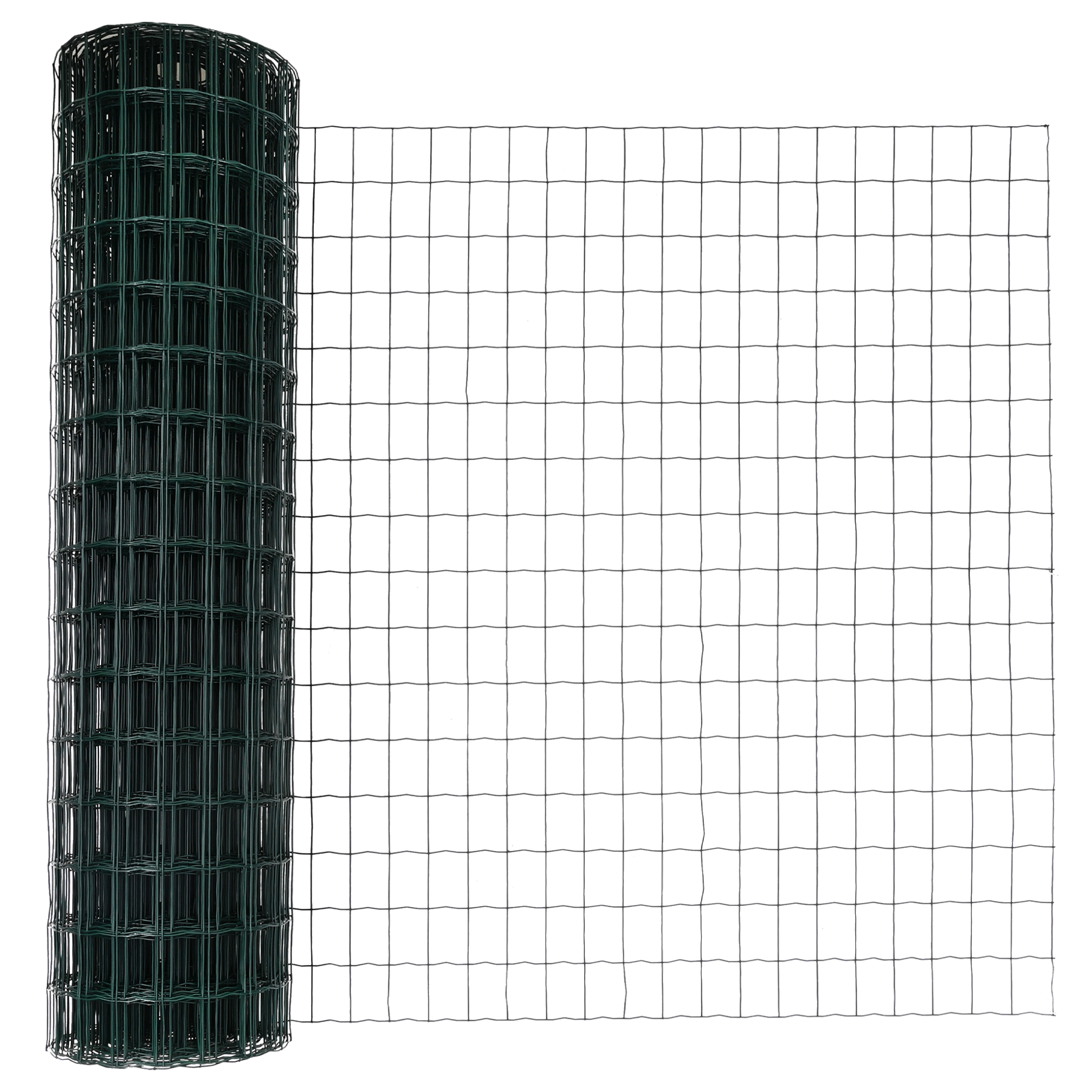 Euro Fence with 7 Posts 1.2x10 m Galvanised Steel Green - Image 6