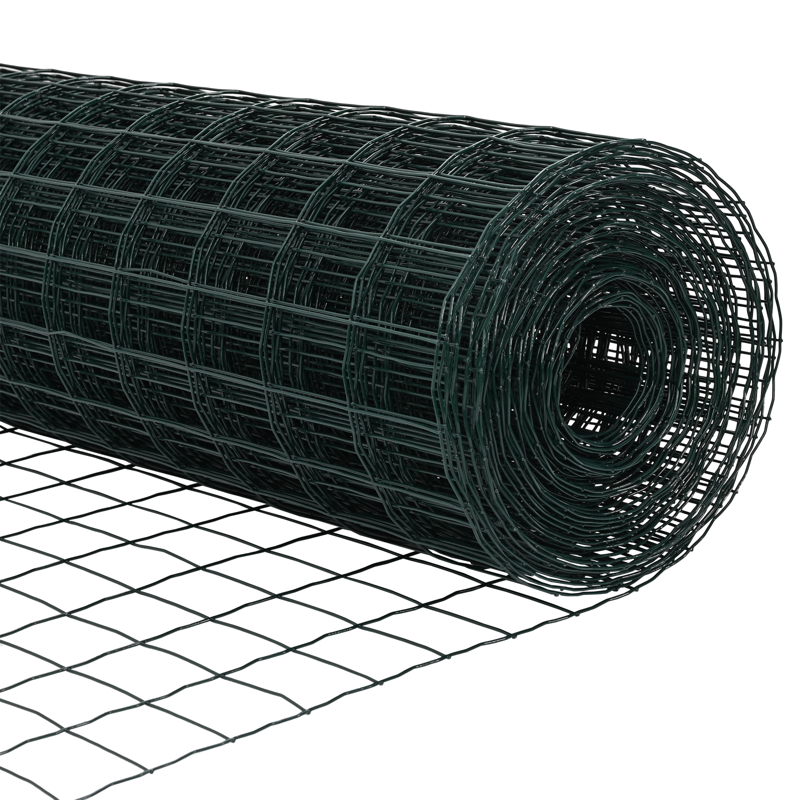 Euro Fence with 7 Posts 1.6x10 m Galvanised Steel Green - Image 9