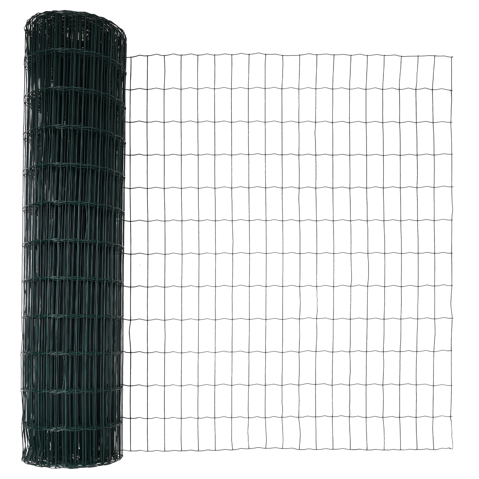 Euro Fence with 7 Posts 1x10 m Galvanised Steel Green - Image 6