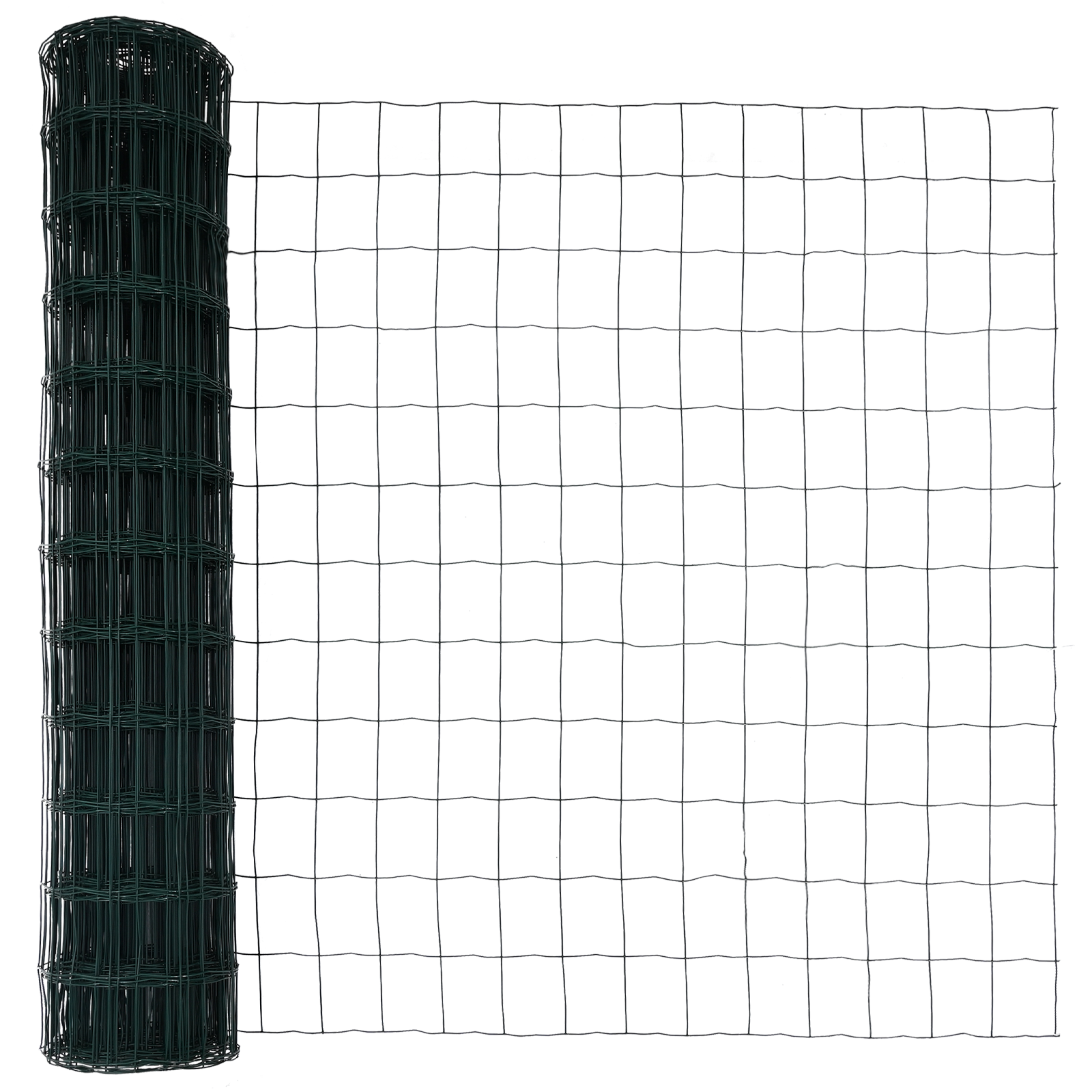 Euro Fence with 7 Posts 1.2x10 m Galvanised Steel Green - Image 6