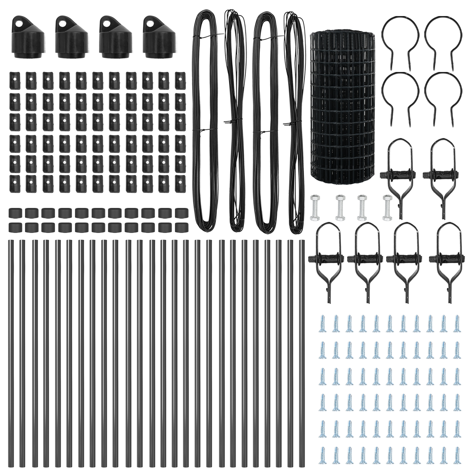 Euro Fence with 13 Posts 0.6x50 m Galvanised Steel Grey - Image 5