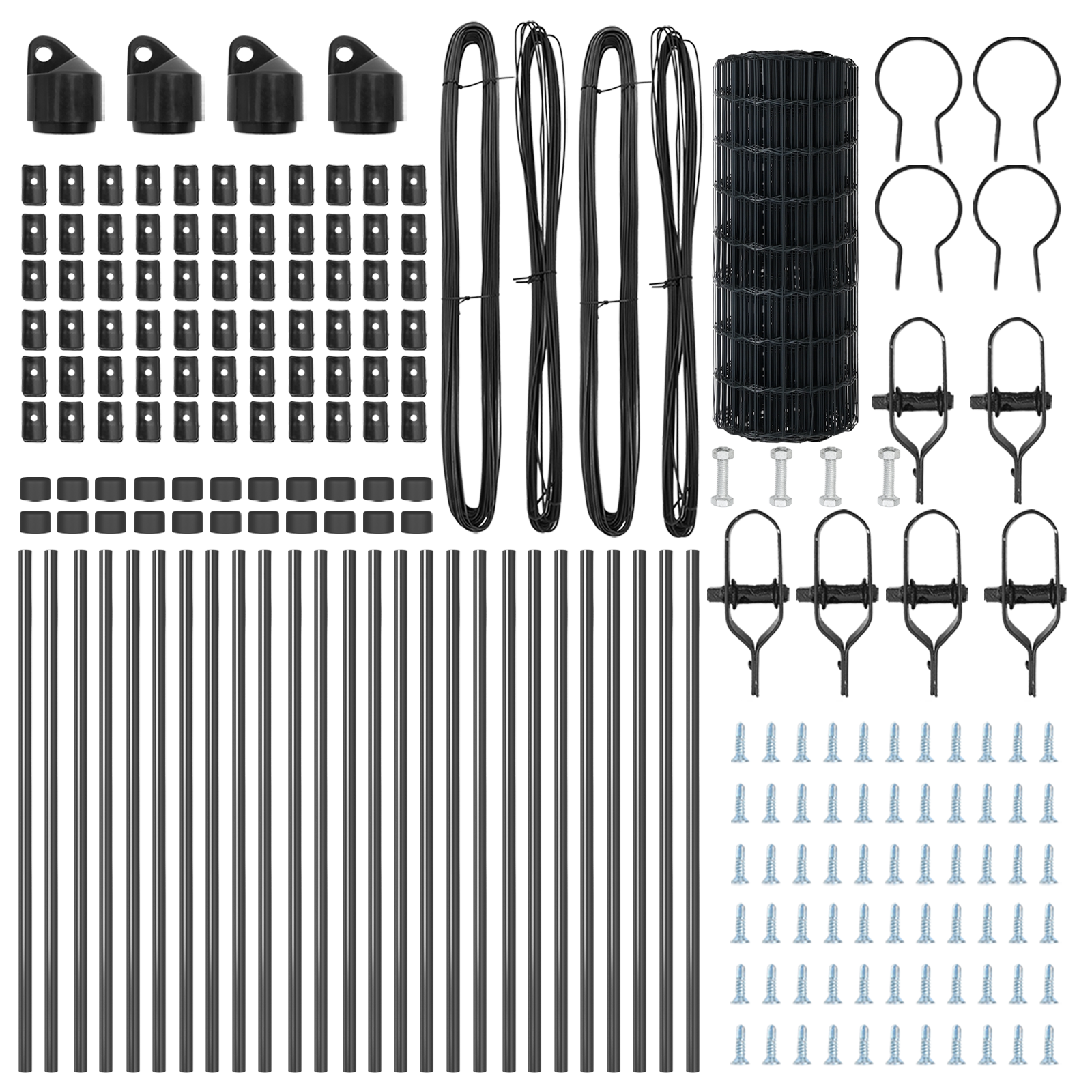 Euro Fence with 13 Posts 0.6x50 m Galvanised Steel Grey - Image 5