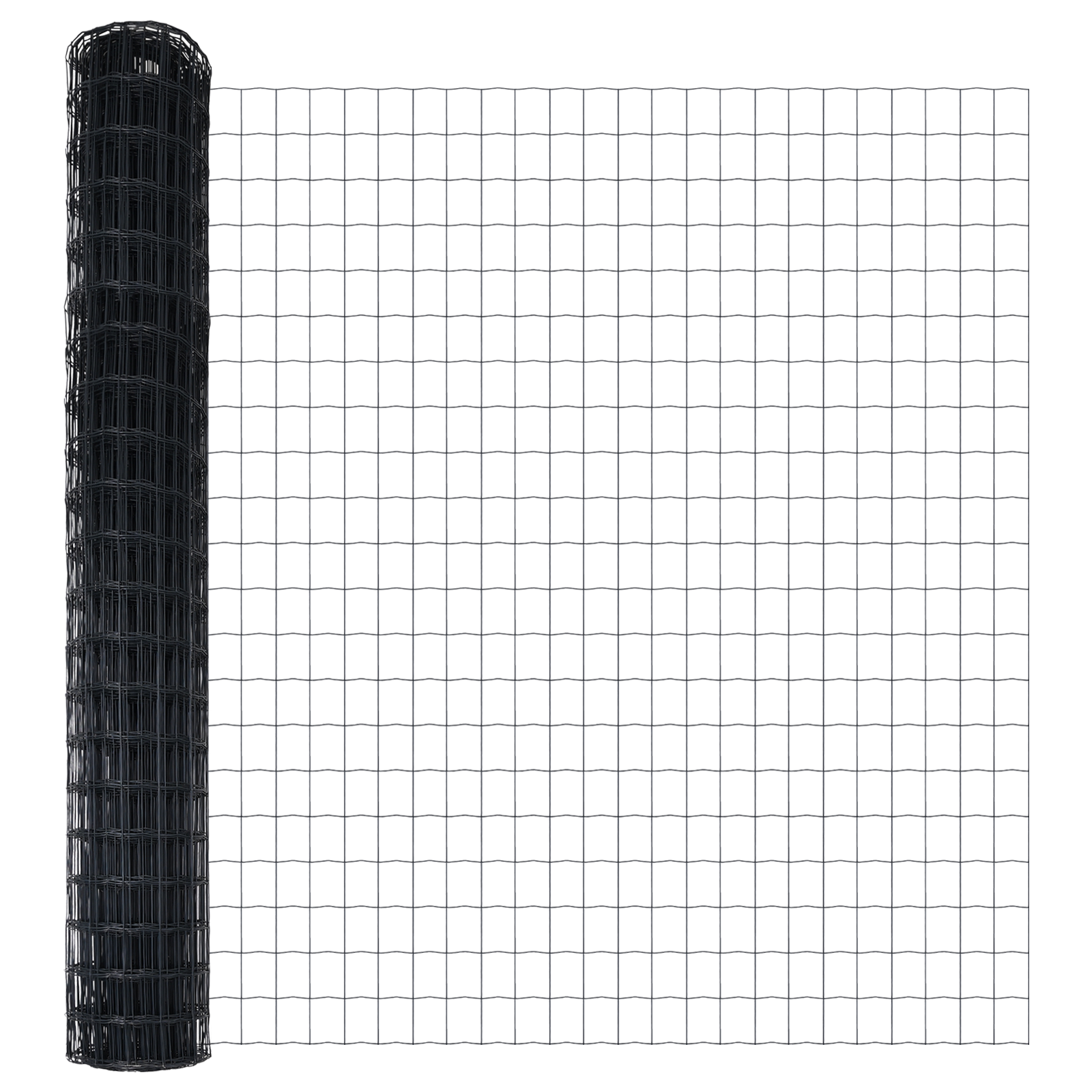 Euro Fence with 7 Posts 1.6x10 m Galvanised Steel Grey - Image 6