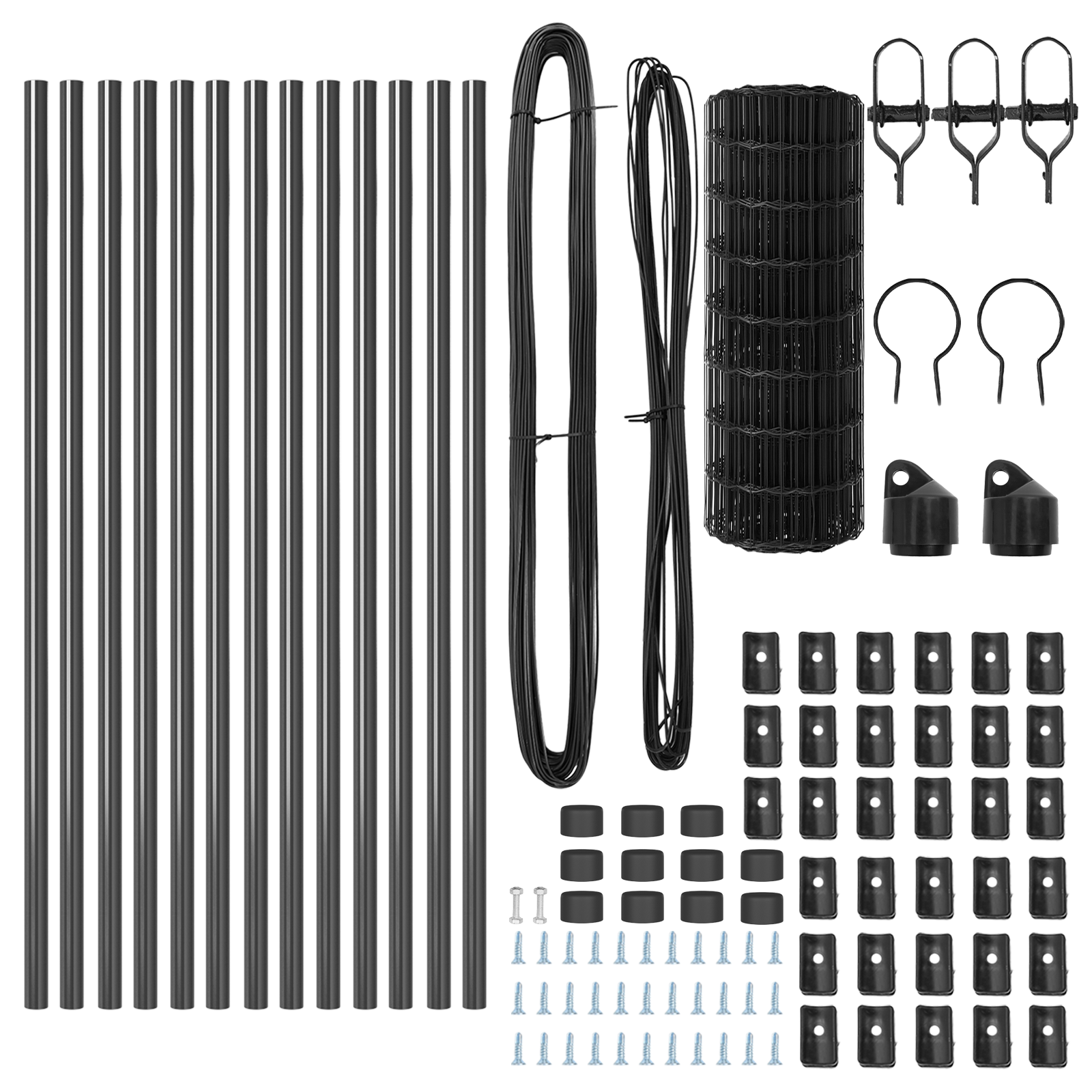 Euro Fence with 13 Posts 0.6x25 m Galvanised Steel Grey - Image 5