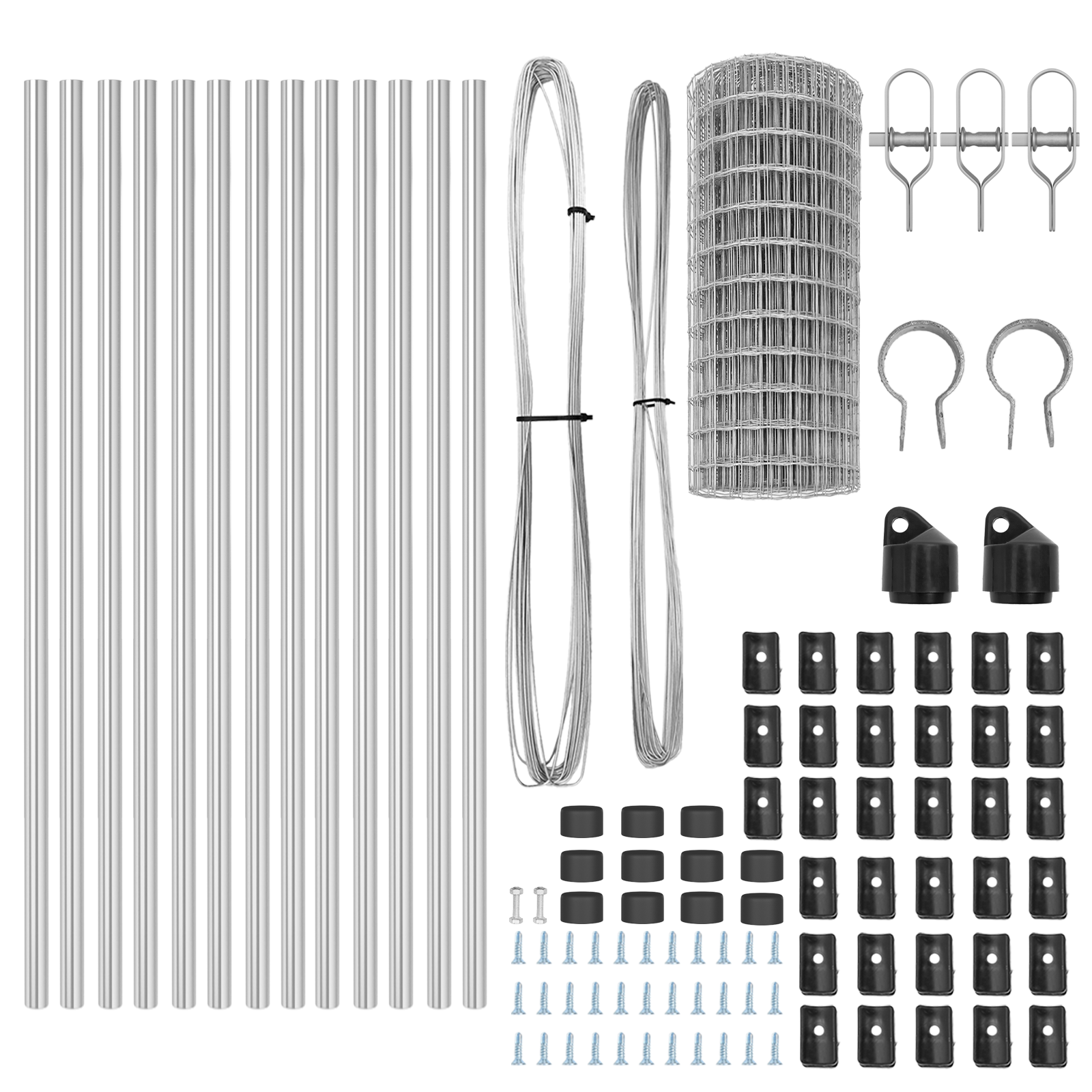 Euro Fence with 13 Posts 0.6x25 m Galvanised Steel - Image 5